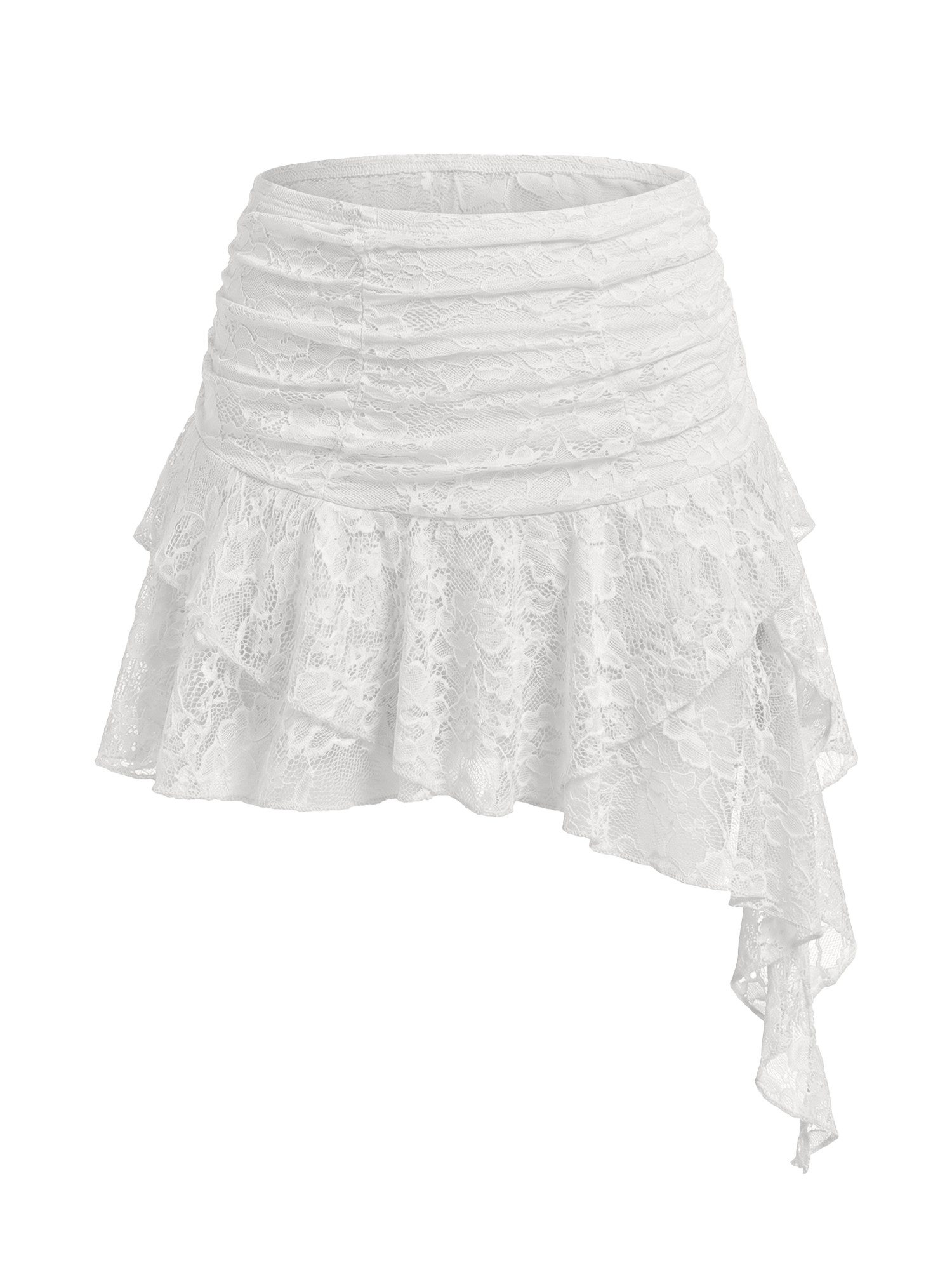 Imily Bela Minirock Damen Y2K Asymmetrischer Rock (Packung, 1-tlg., 1per-Pack) Print – Bild 5 von 5