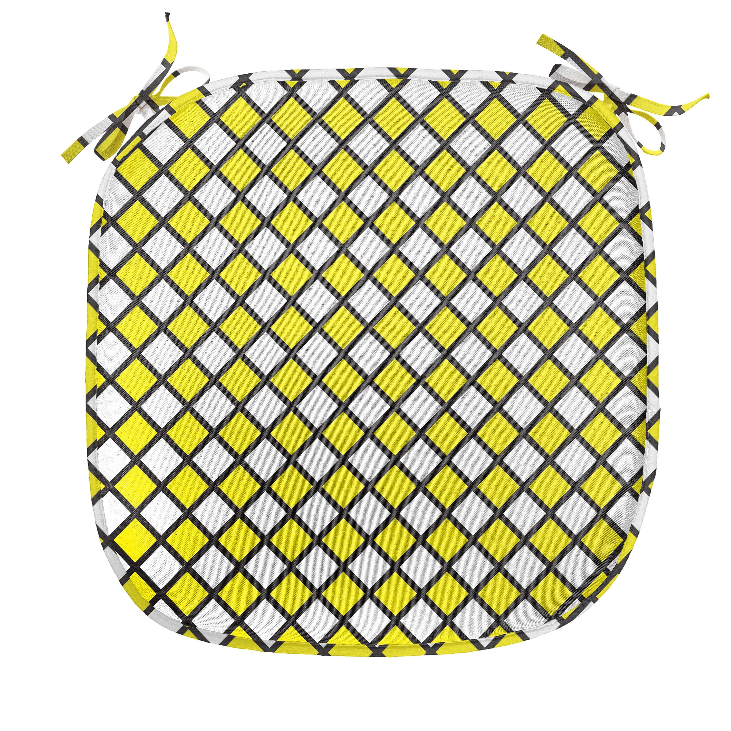 Stuhlkissen Dekoratives wasserfestes Kissen mit Riemen für Küchensitze