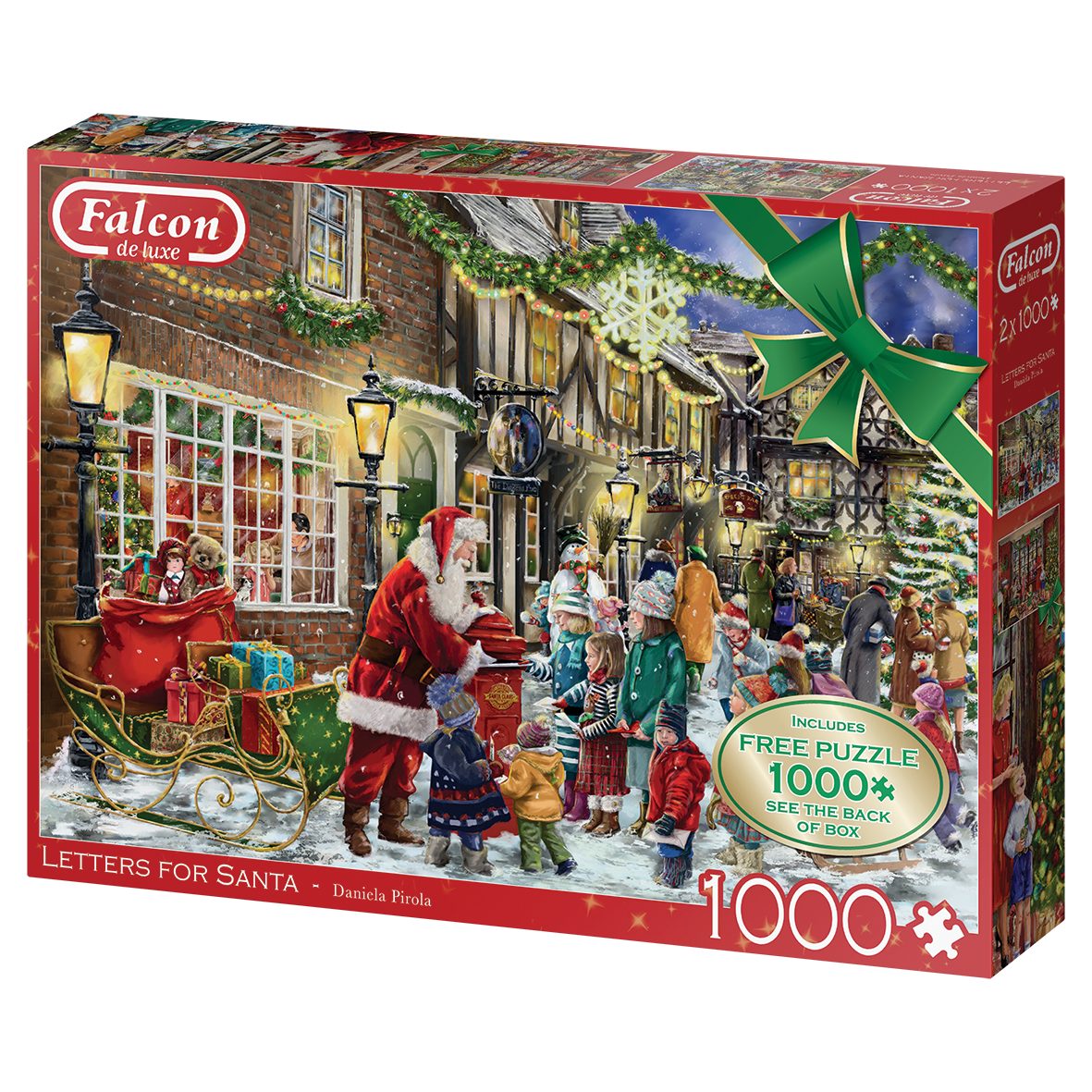 Jumbo Spiele Puzzle Briefe für Santa, 2x1000 Teile Puzzle, 1000 Puzzleteile günstig online kaufen