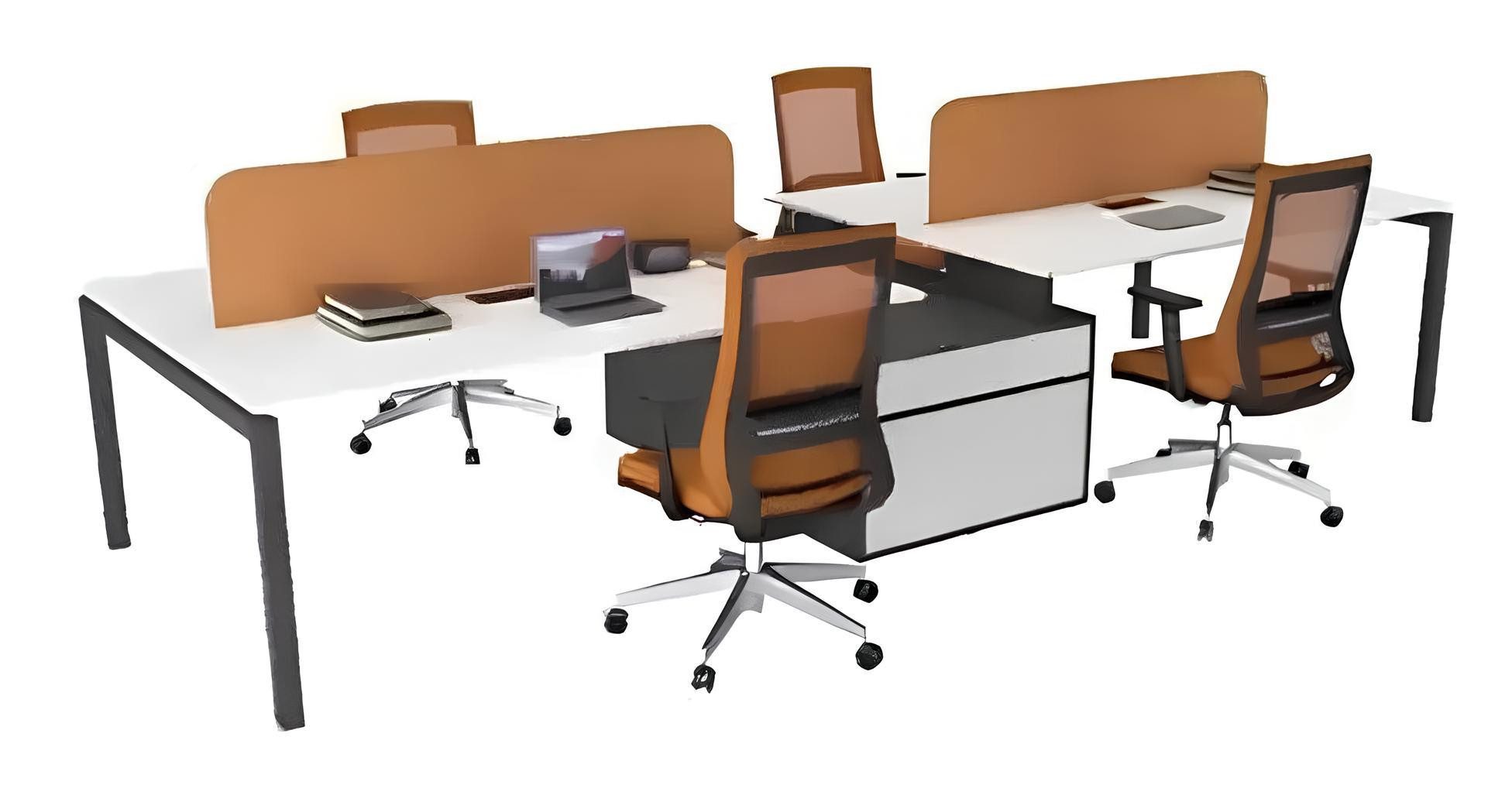 Xlmoebel Arbeitstisch Eleganter Schreibtisch aus hochwertigem Holz für modernes Bürodesign (1-St., Arbeitstisch), Hergestellt in Europa
