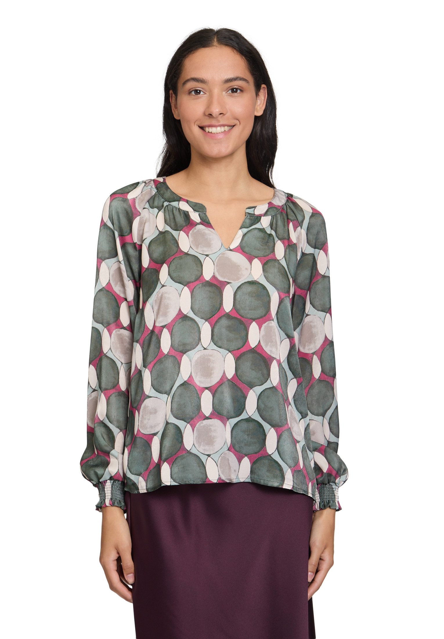 Cartoon Langarmbluse