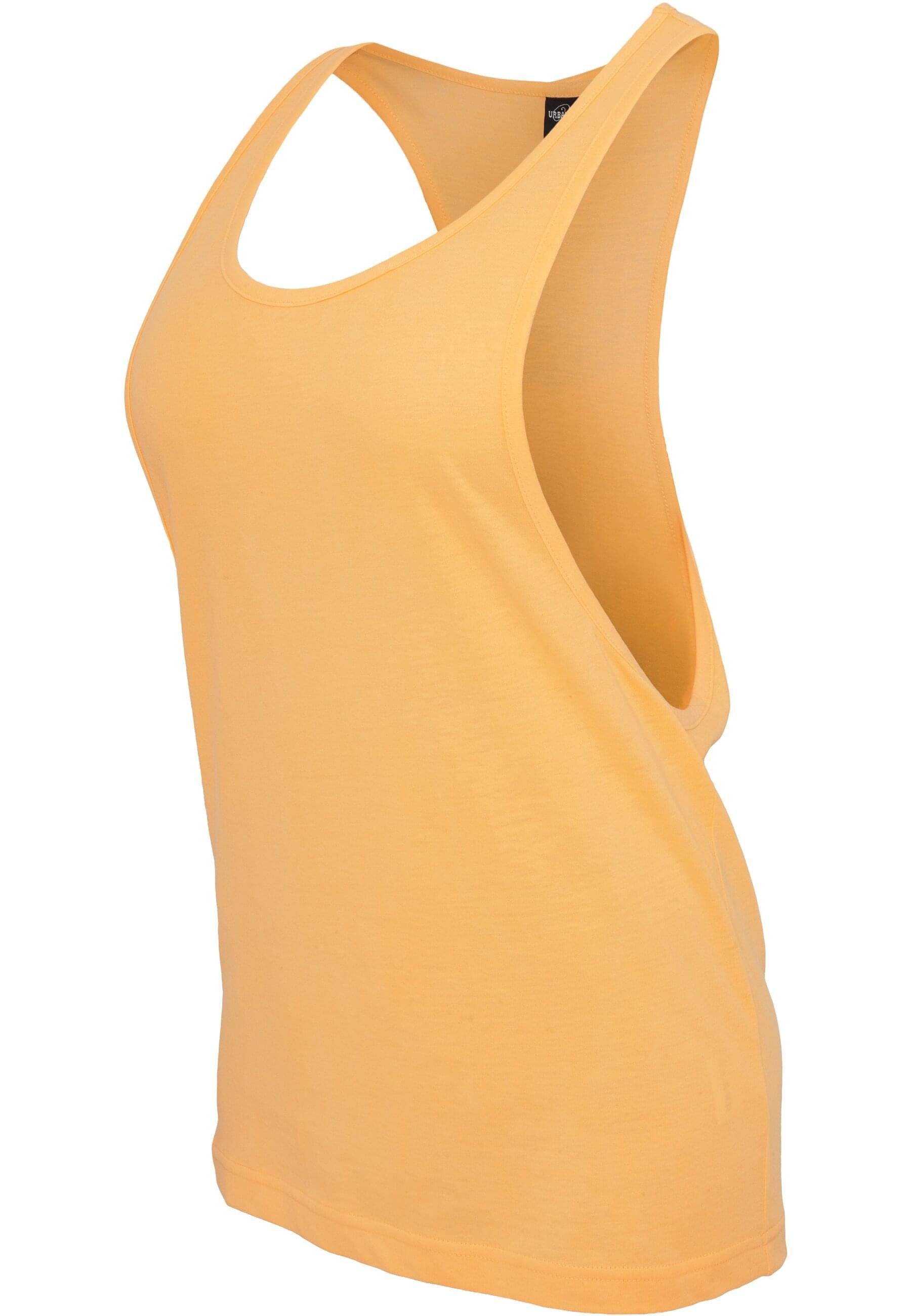 (1-tlg) Muskelshirt Damen URBAN neonorange Tanktop Ladies CLASSICS Loose Neon