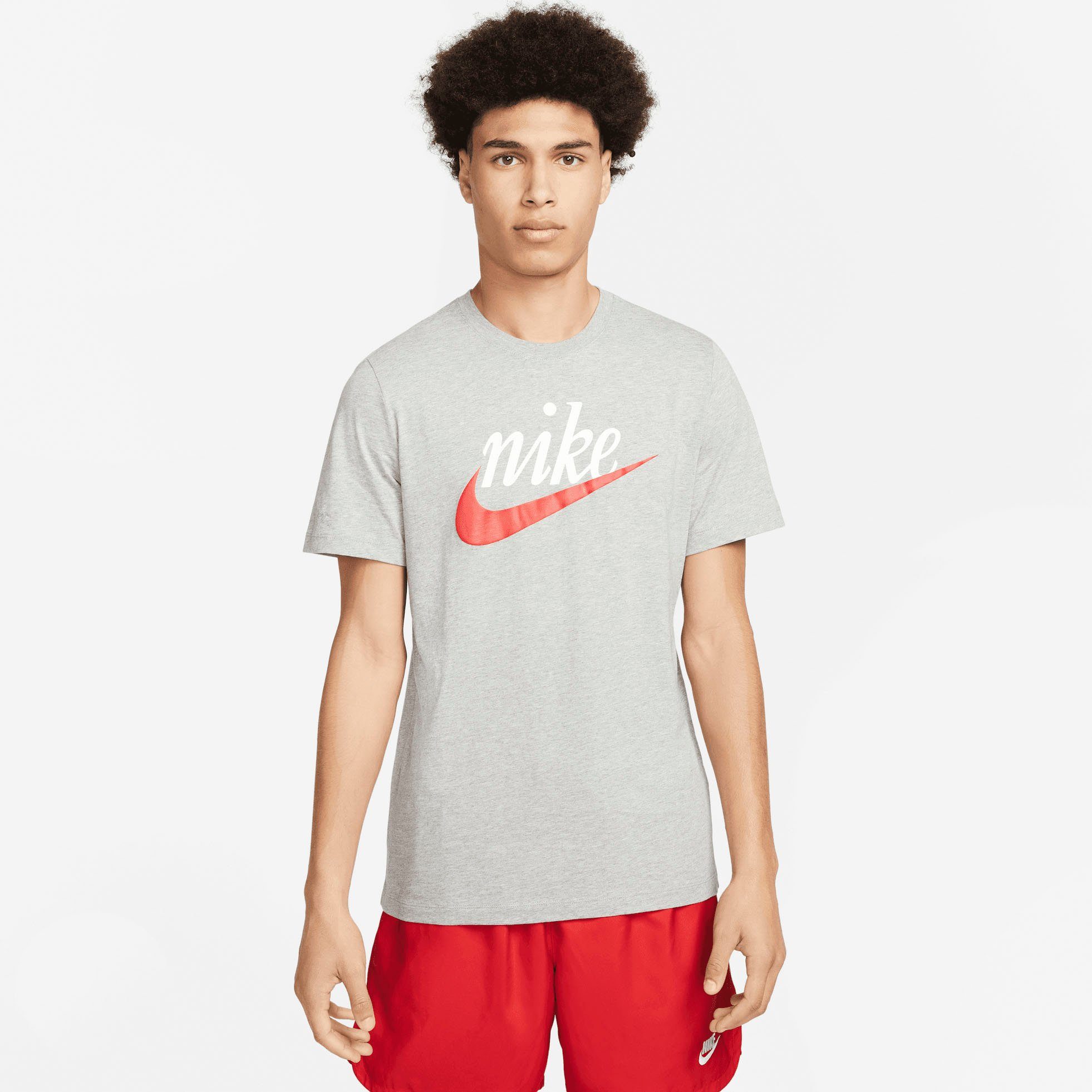 Nike Sportswear GREY HEATHER Men's T-Shirt T-Shirt DK