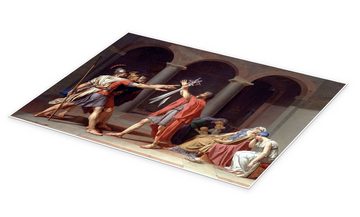 Posterlounge Poster Jacques-Louis David, Der Schwur der Horatier, Malerei