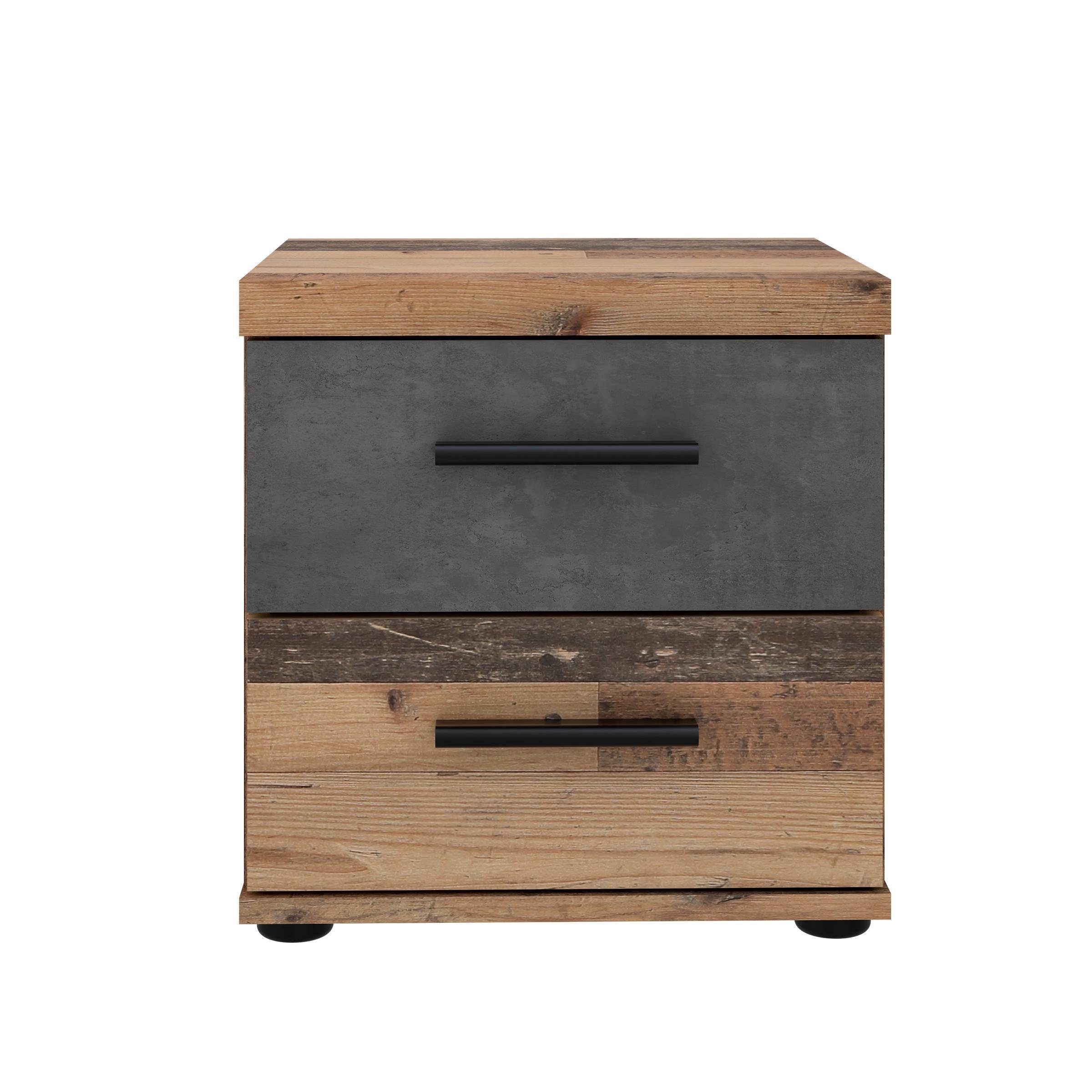 FORTE Nachtkonsole 37,6 x 38,6 x 34,7 cm (B/H/T)