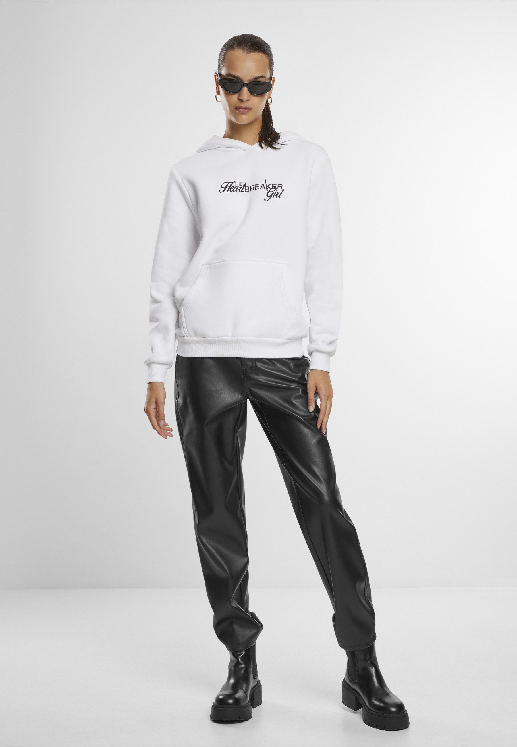 Miss Tee Kapuzensweatshirt Miss Tee Heartbreaker Girl Ladies Fluffy Hoody