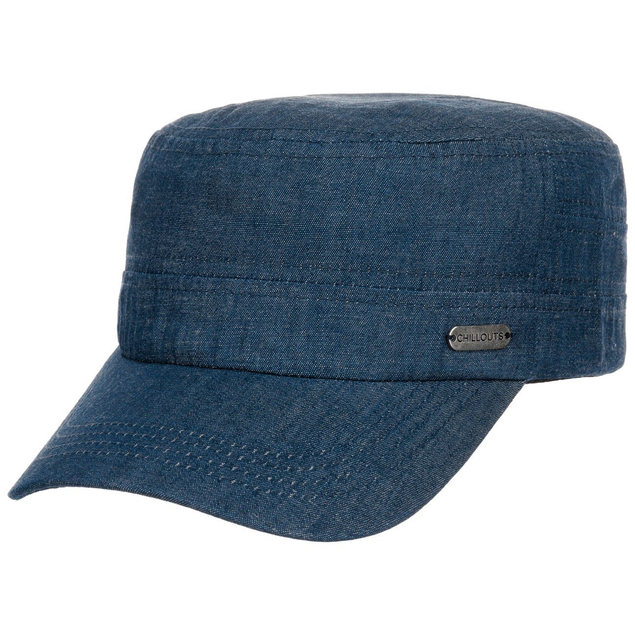 chillouts Army Cap (1-St) Denimcap Metallschnalle