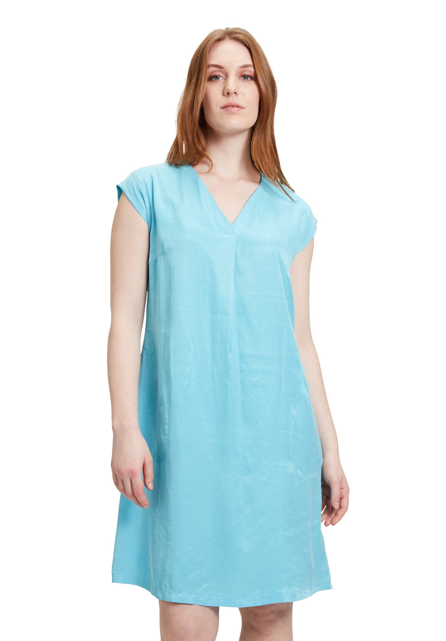 Druckkleid Betty & Co Casual-Kleid mit V-Ausschnitt