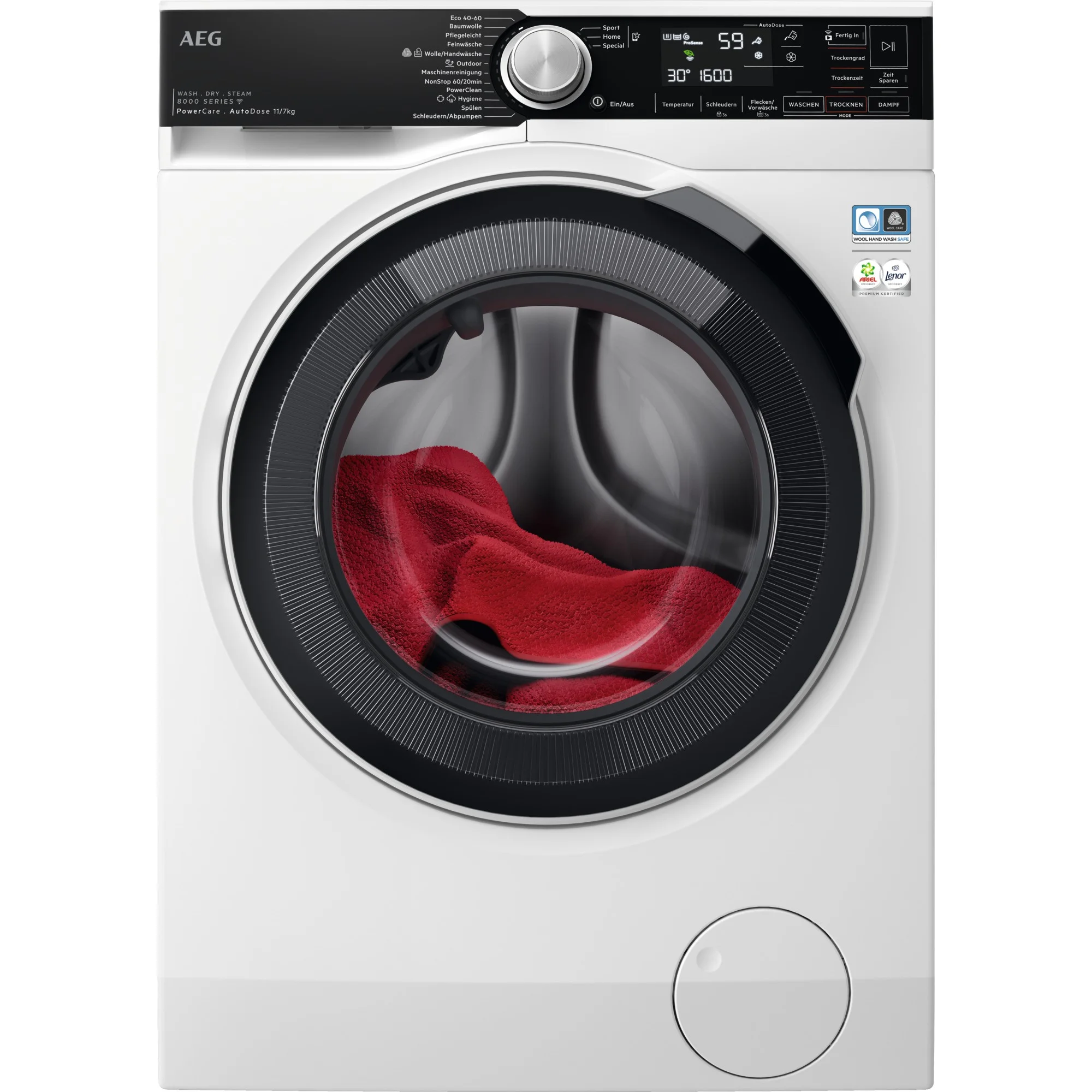 AEG Serie 8000 PowerCare LWR8D80610 Waschtrockner