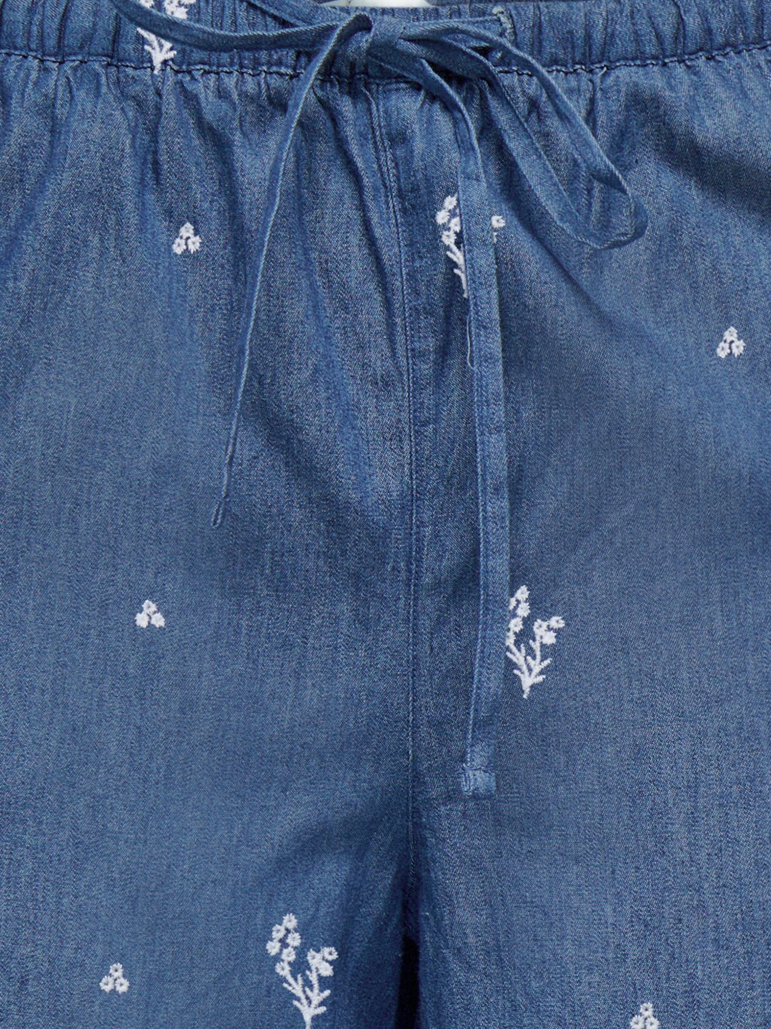 JDY Stoffhose 2026 2_SPRING2 blau, Casual, Baumwolle, Strukturiert, Regular Fit