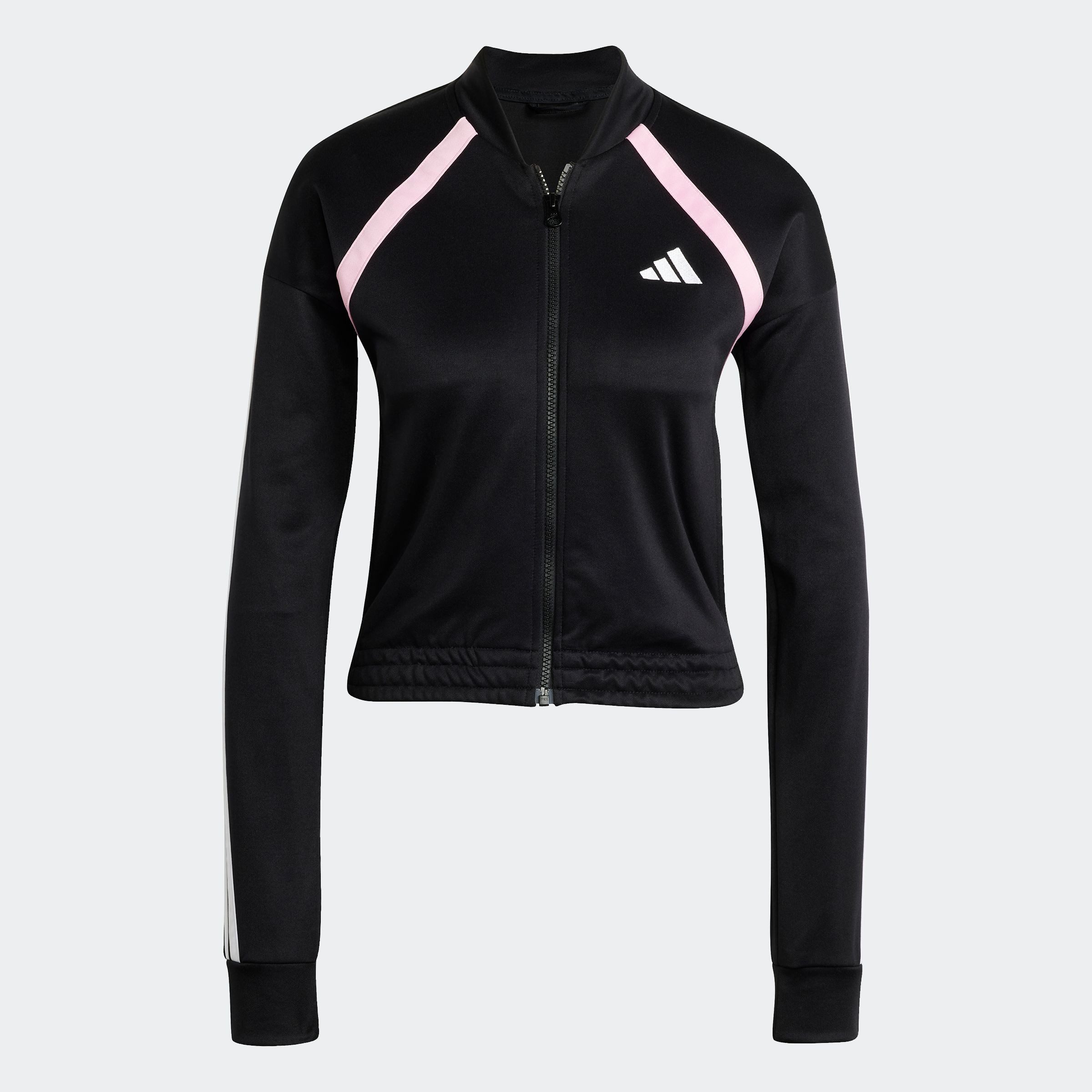 adidas Sportswear Trainingsanzug TEAMSPORT (2-tlg), Jacke schmal geschnitten; Hose regulär geschnitten, hoher Bund