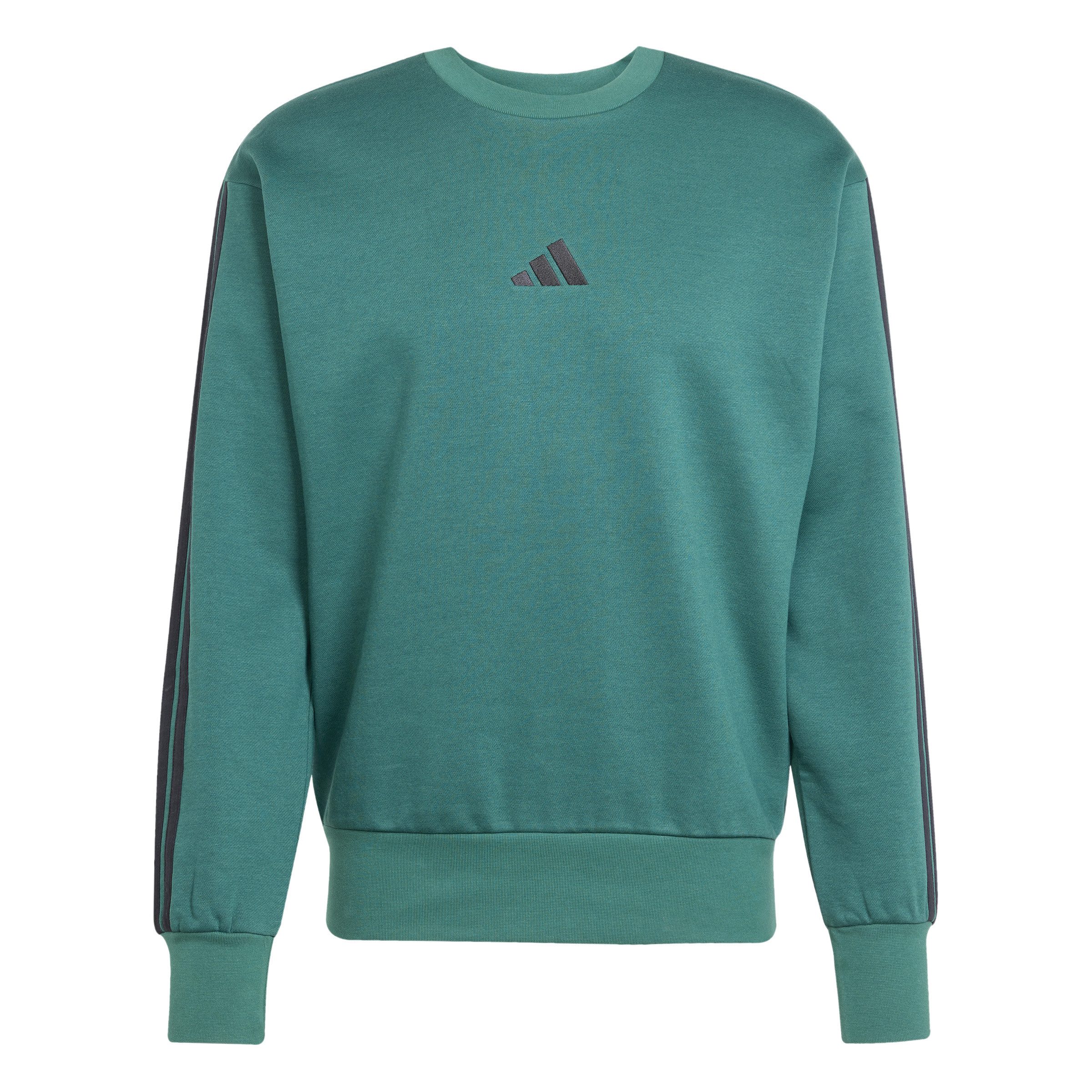adidas Sportswear Sweatshirt M 3S FL SWT CGREEN/BLACK günstig online kaufen