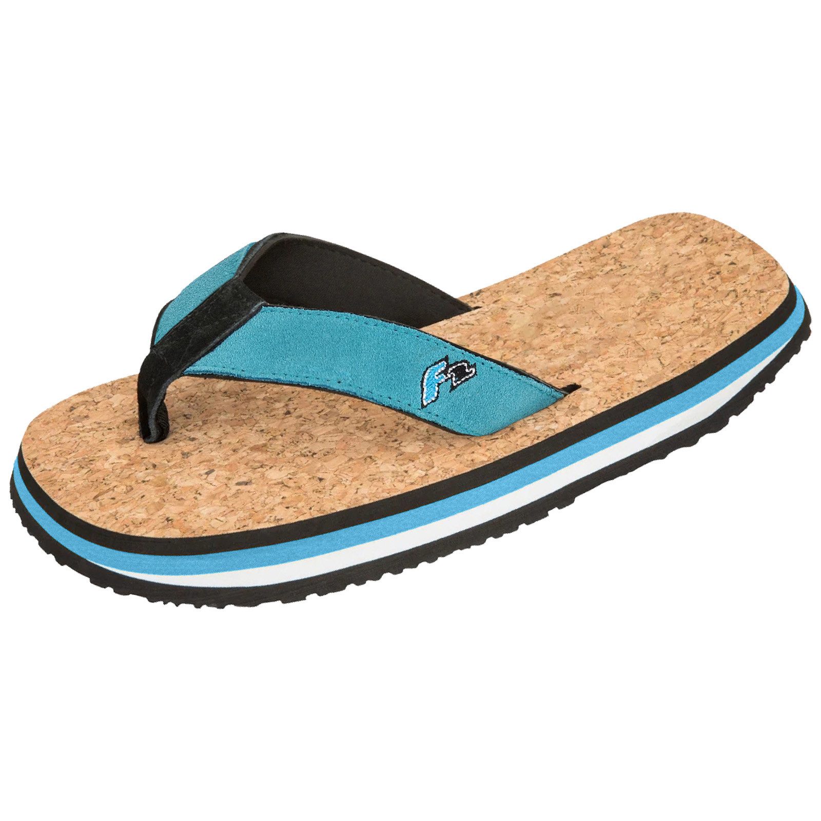F2 F2 Damen Schuhe Beach Slipper Comfort Flip Flops 38/39 Blau 2024/25 Slip günstig online kaufen