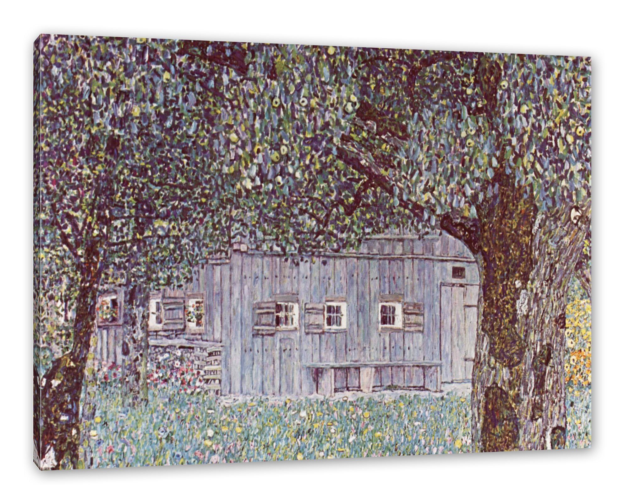 Pixxprint Leinwandbild Gustav Klimt - Oberösterreichisches günstig online kaufen