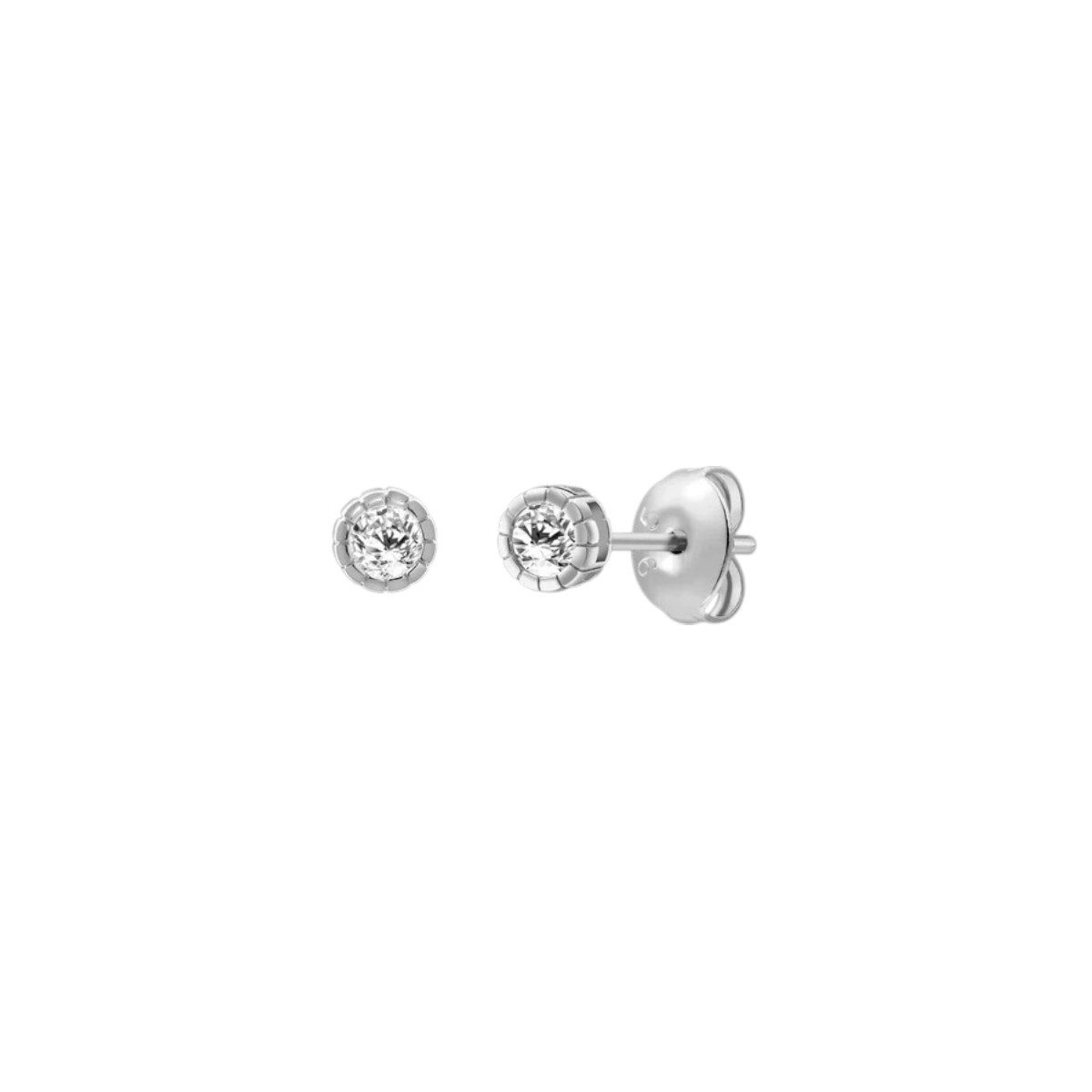 XENOX Paar Ohrstecker Xenox Ohrstecker Damen Pure Essentials Zirkonia Sterlingsilber XS10647