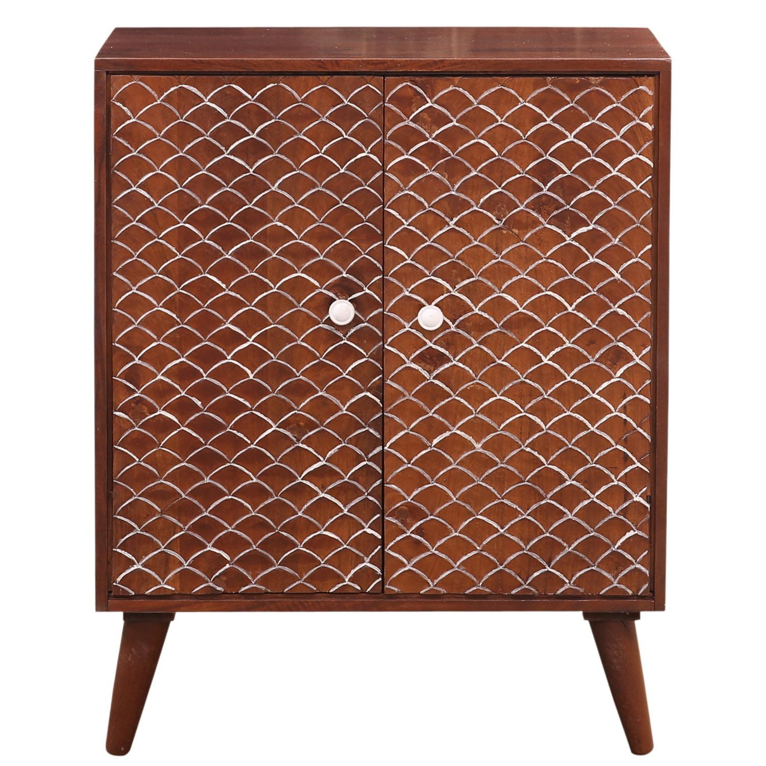 Marrakesch Orient & Mediterran Interior Kommode Vintage Sideboard Mathis handgefertigt aus Mangoholz in Braun 90 cm (1 St), Handarbeit