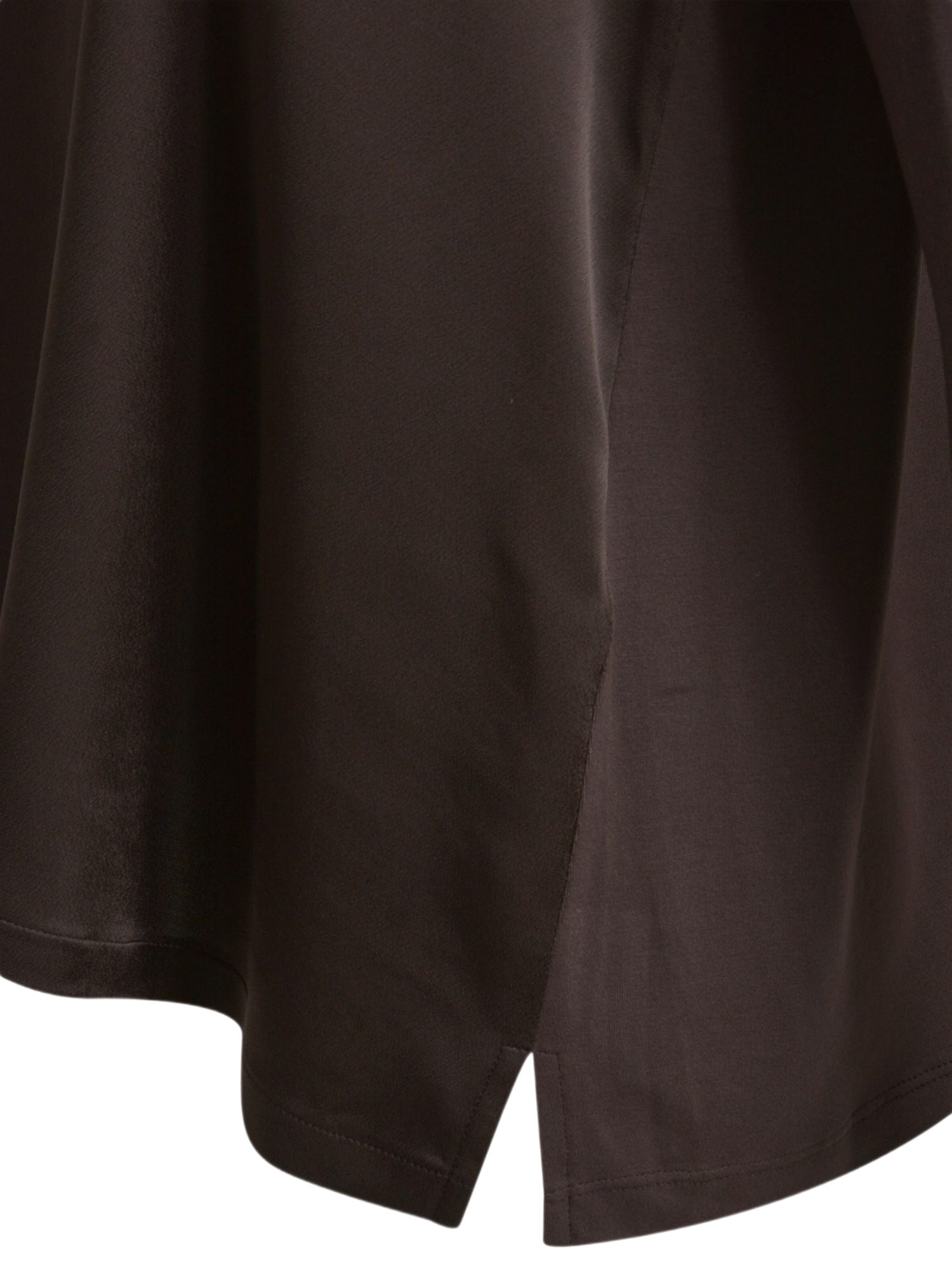 Milano Italy Hemdbluse braun,Casual,Viskose,Unifarben,Lang,Regular Fit