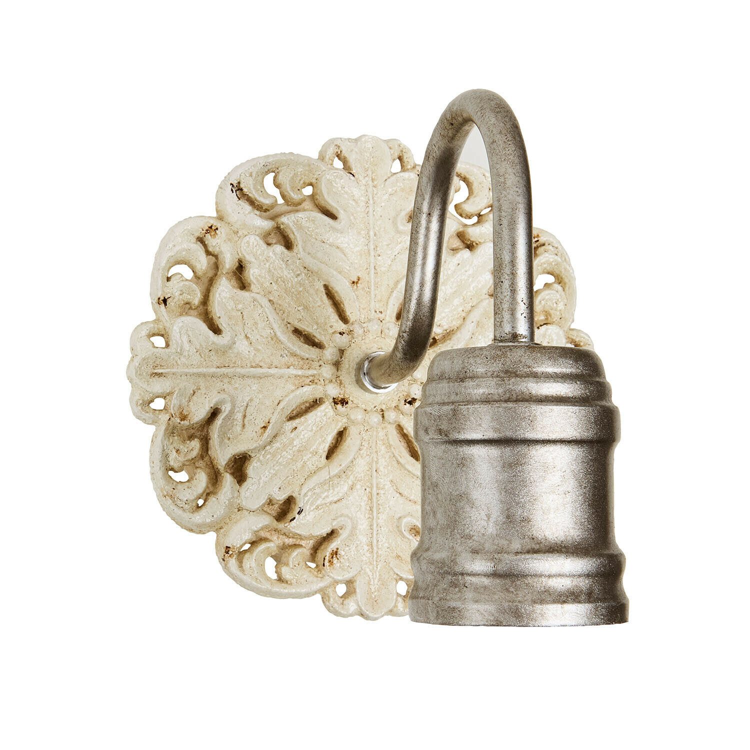 Mirabeau Wandleuchte Wandlampe Rosavelle antikcreme/silber