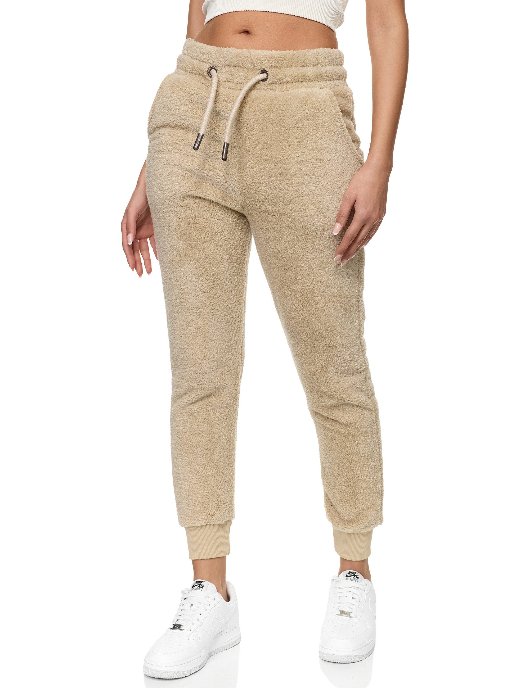 REPUBLIX Jogginghose ANAJA Damen Teddyfleece Jogger Sporthose Jogging Pants günstig online kaufen