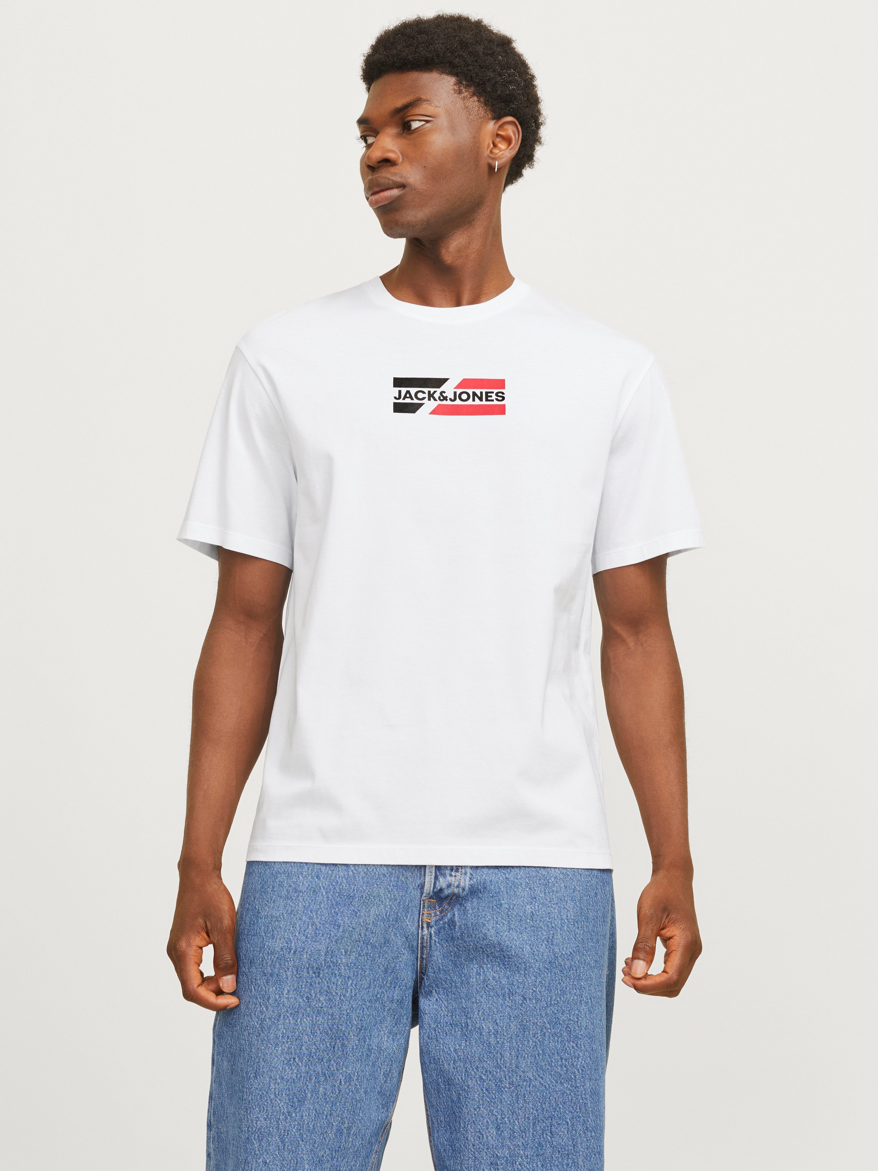 Jack & Jones Herren Rundhals T-Shirt JJCORP GRAPHIC TEE SS O-NECK - Regular günstig online kaufen