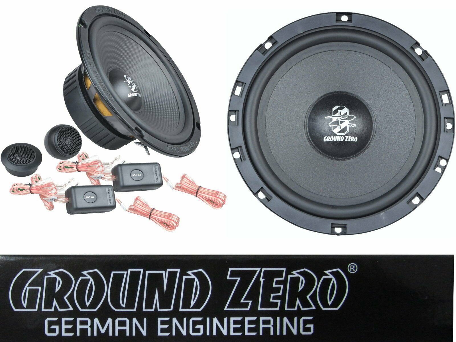 DSX Ground für Bügel 96-05 W) W Zero Set Auto-Lautsprecher Passat Vorn B5 (180 BJ 540 Tür VW Hinten