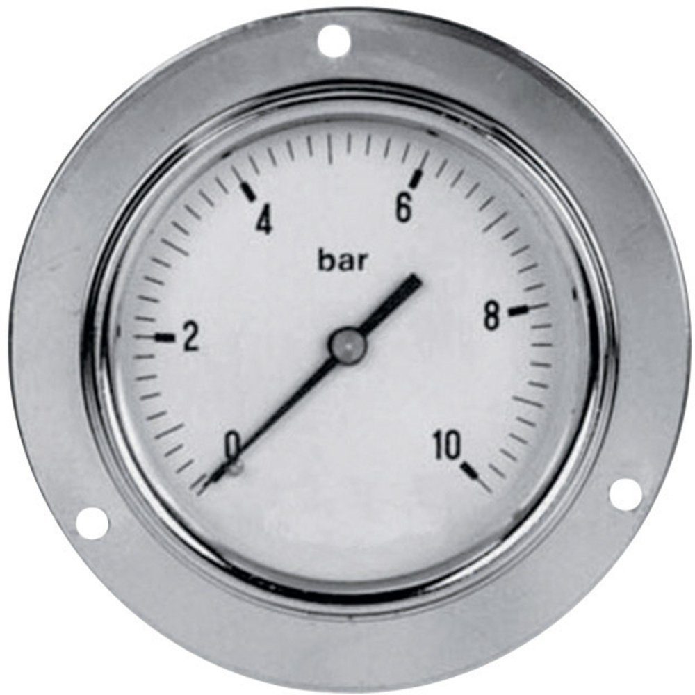 voelkner selection Druckluftgeräte-Set (Manometer): 0 Manometer Anschluss 10 ICH bis bar 304.63.10 Rückseite