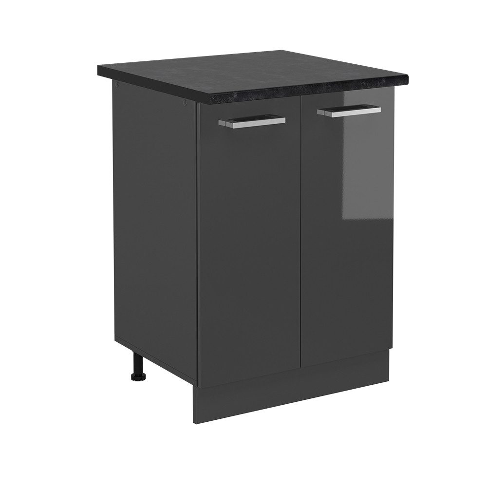 Vicco Unterschrank R-Line, Anthrazit Hochglanz/Anthrazit, 60 günstig online kaufen