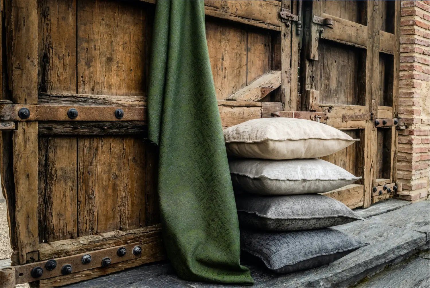 Stofferia Stoff Outdoorstoff Agora Artisan Beige, Meterware