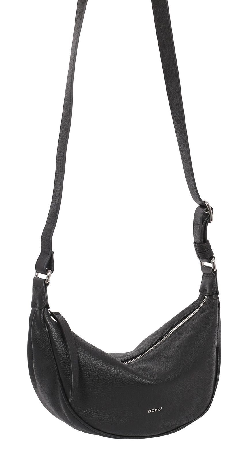 Abro Schultertasche Hobo Bag, aus echtem Leder