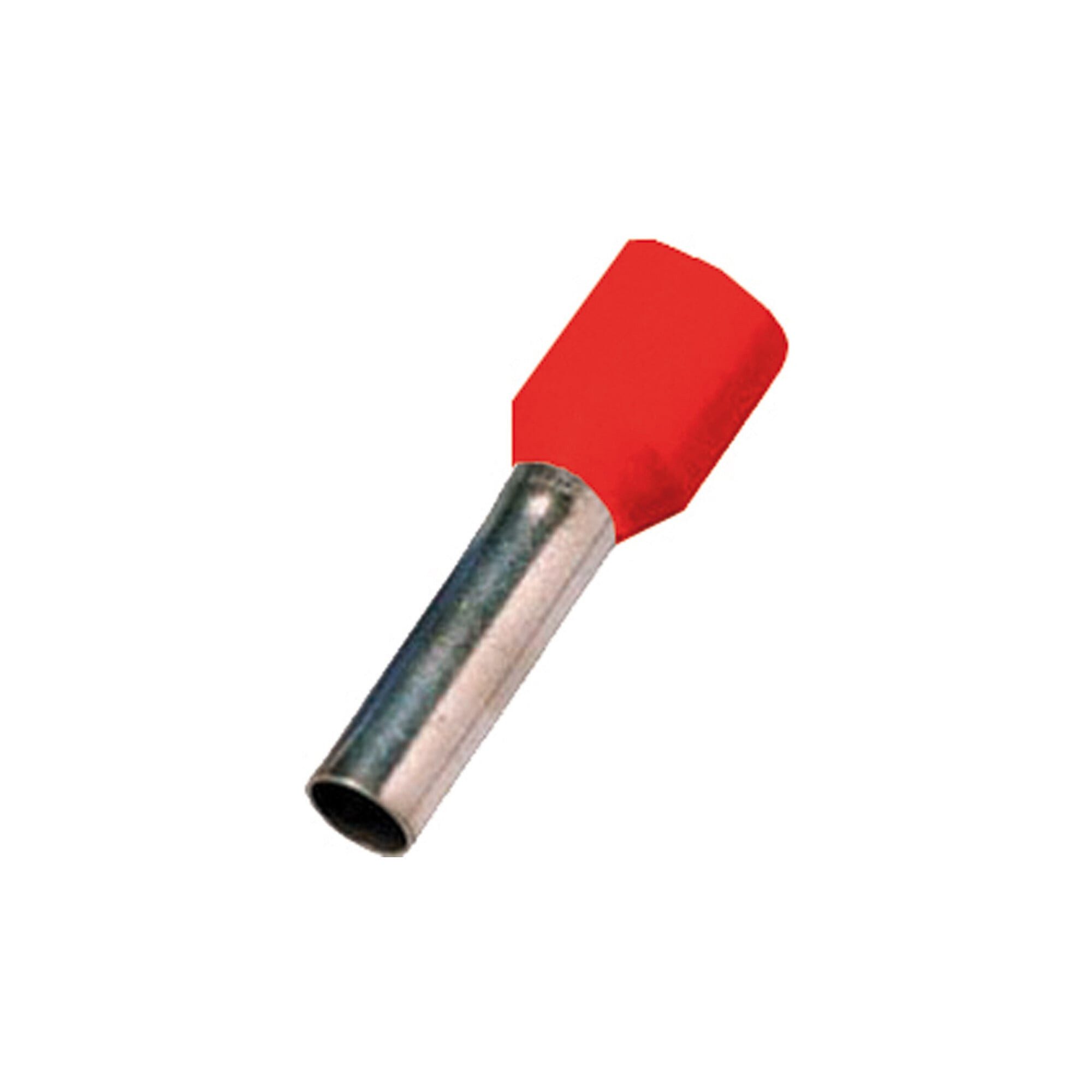 Intercable Aderendhülsen Intercable Tools Aderendhülse 1qmm rot ICIAE110 100 Stk