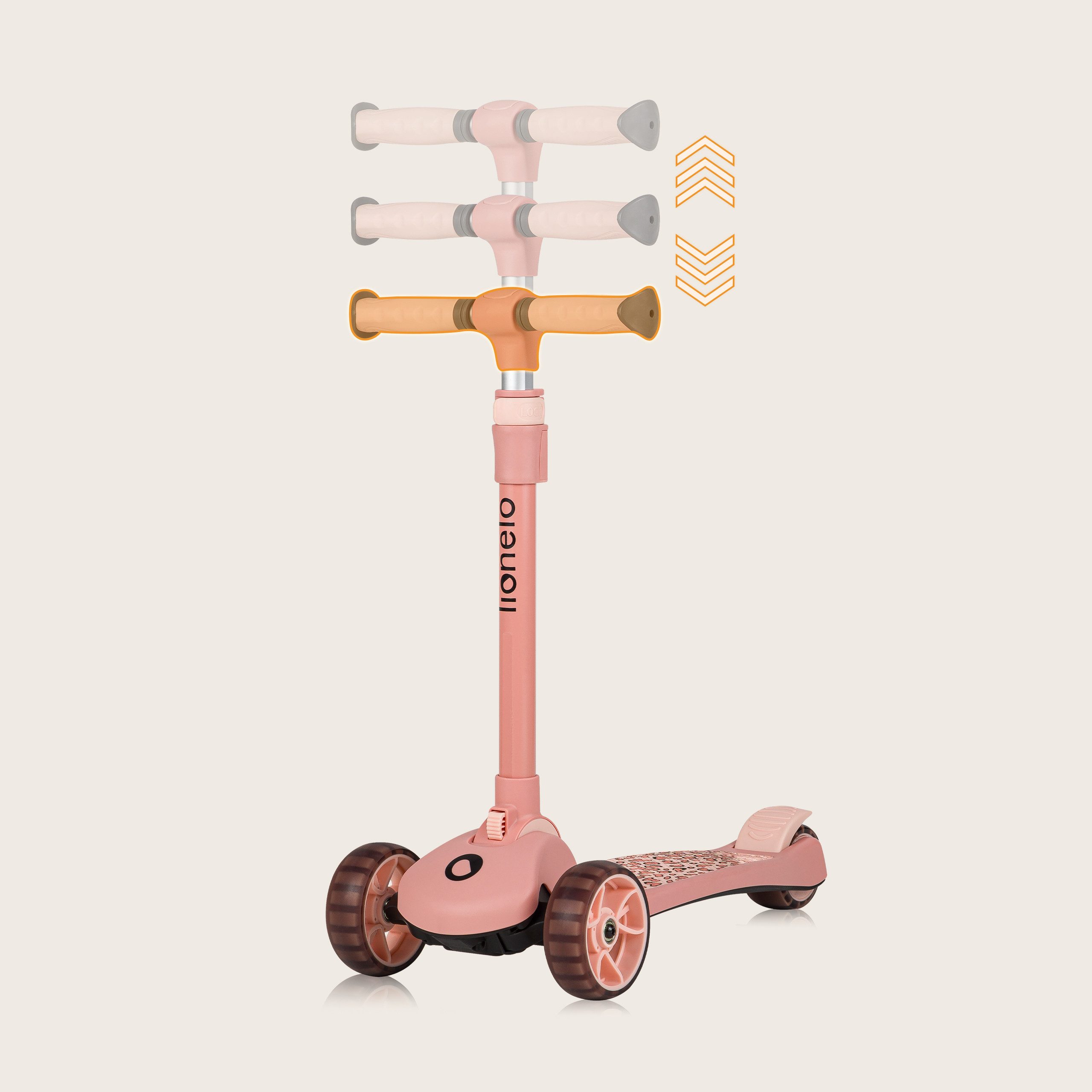lionelo Dreiradscooter FRANKY, (Set, Balance Roller, Korb, Sitz), 2in1:Erstes Dreirad und Scooter/Leuchtende Räder/Ergonomisch