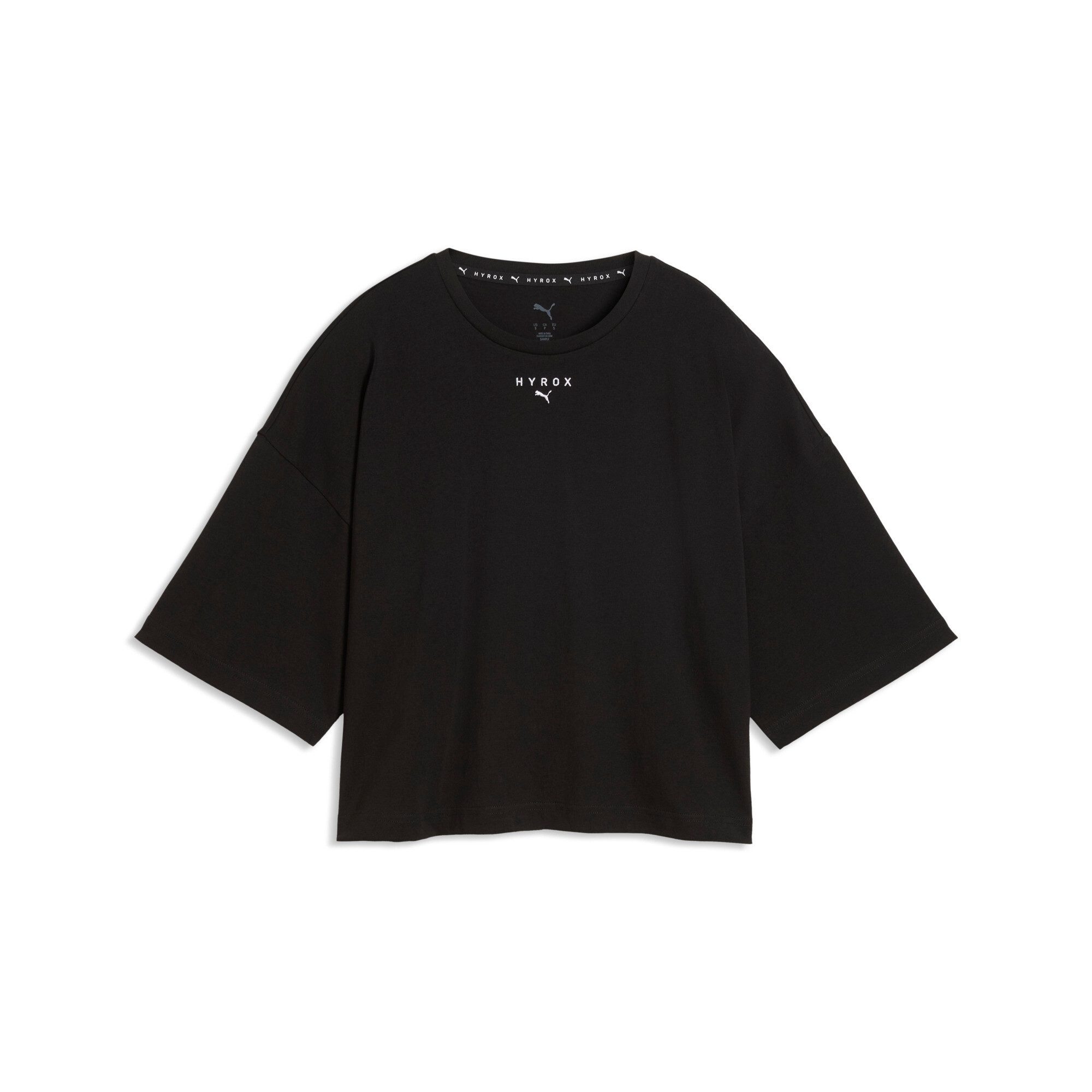 PUMA Trainingsshirt W X HYROX CROPPED LIFESTYLE TEE Regular Fit, Kurzarm, für sportliche Aktivitäten