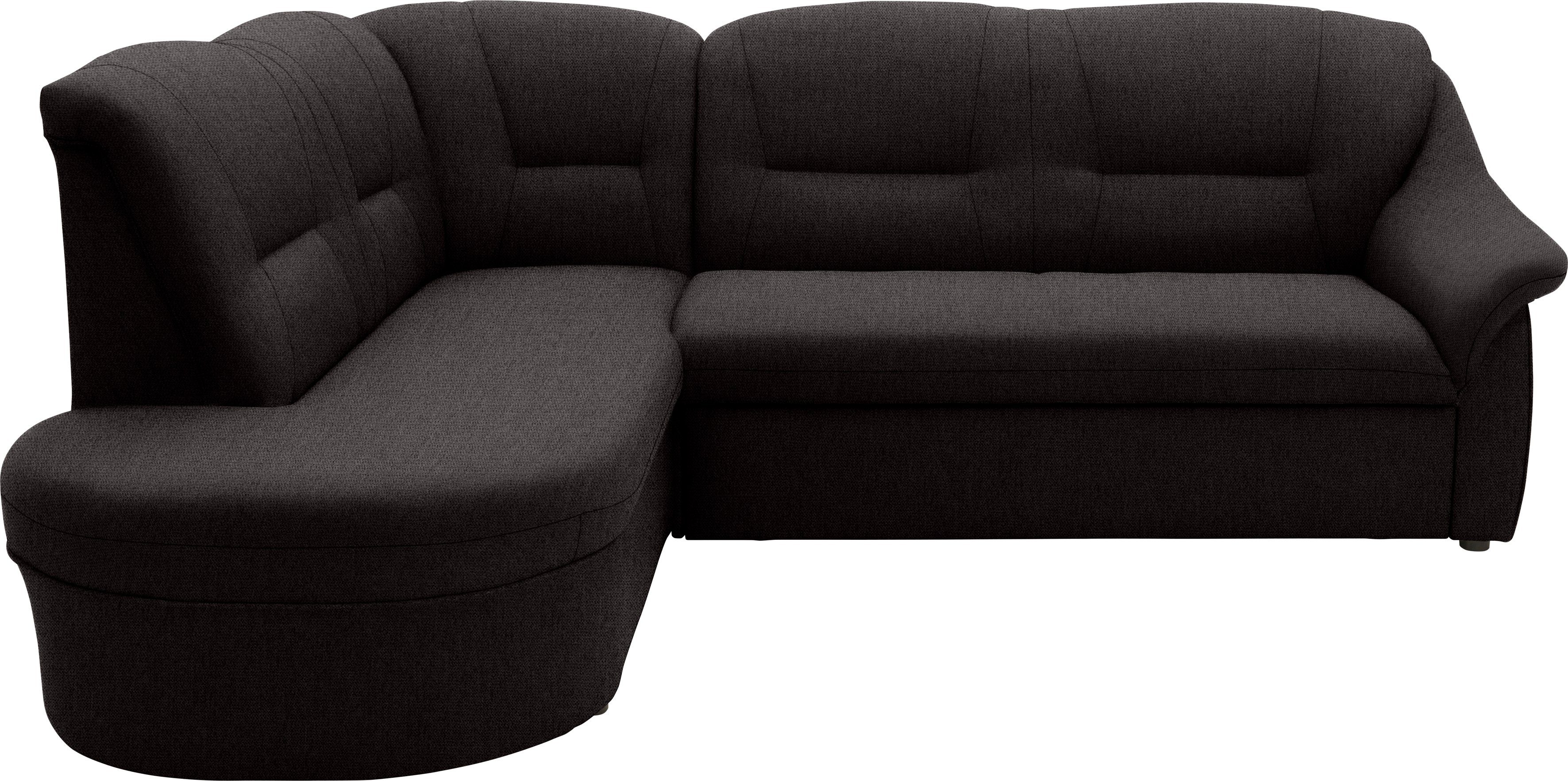 DOMO collection Ecksofa "Faenza für kleine Räume, Stellmaße 232,176cm, komf günstig online kaufen