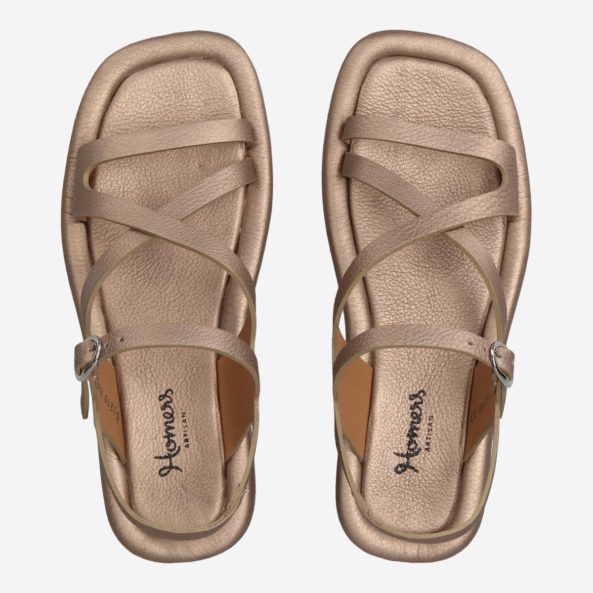 Homers Homers 21275 MAYA URANO, Sandaletten, Gold-Metallik, Damen Sandalette