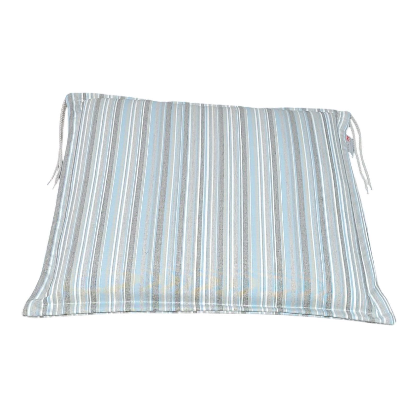 Rübeling Sitzkissen 45cm x 45cm, Sunbrella Porto Blue Chiné, hochwertiger Outdoorstoff