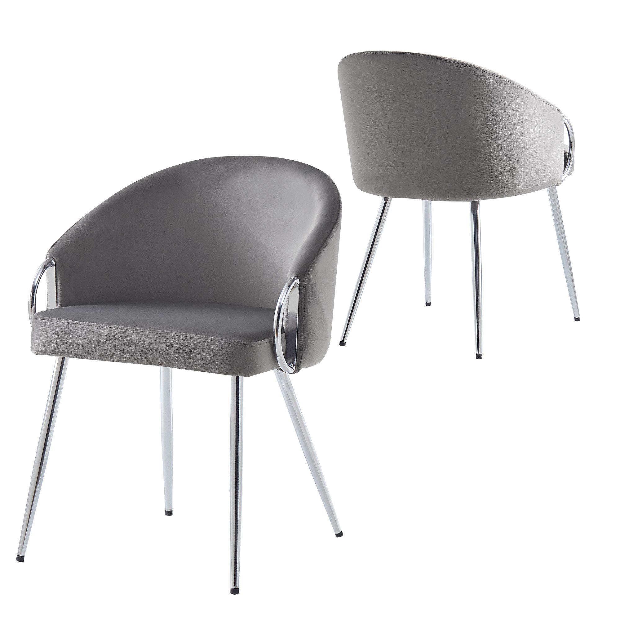 OKWISH Esszimmerstuhl Loungesessel,Kosmetikstuhl,Esszimmerstuhl (Luxus Samt günstig online kaufen
