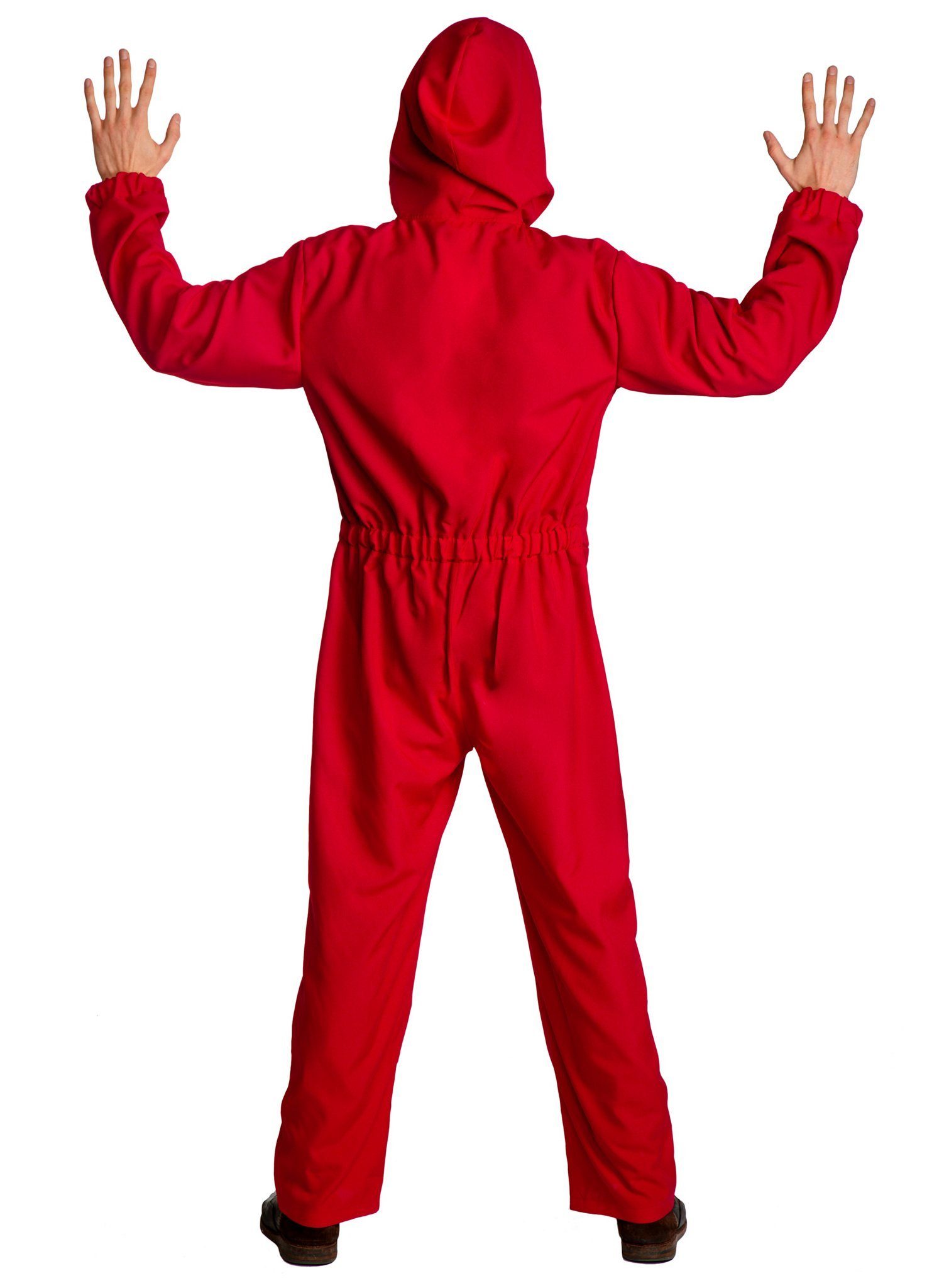 Maskworld Kostüm Einbrecher Kostüm - Bankräuber Fasching Halloween, Gangsterkostüm im Stil der Serie 'Haus des Geldes'