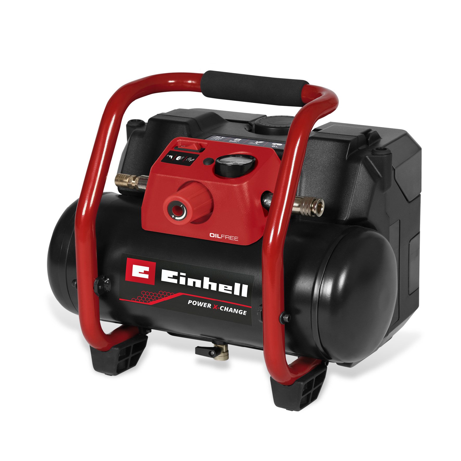 Einhell Kompressor Power X-Change TE-AC 36/150 Li OF-Solo, max. 8 bar, 6 l, ohne Akku