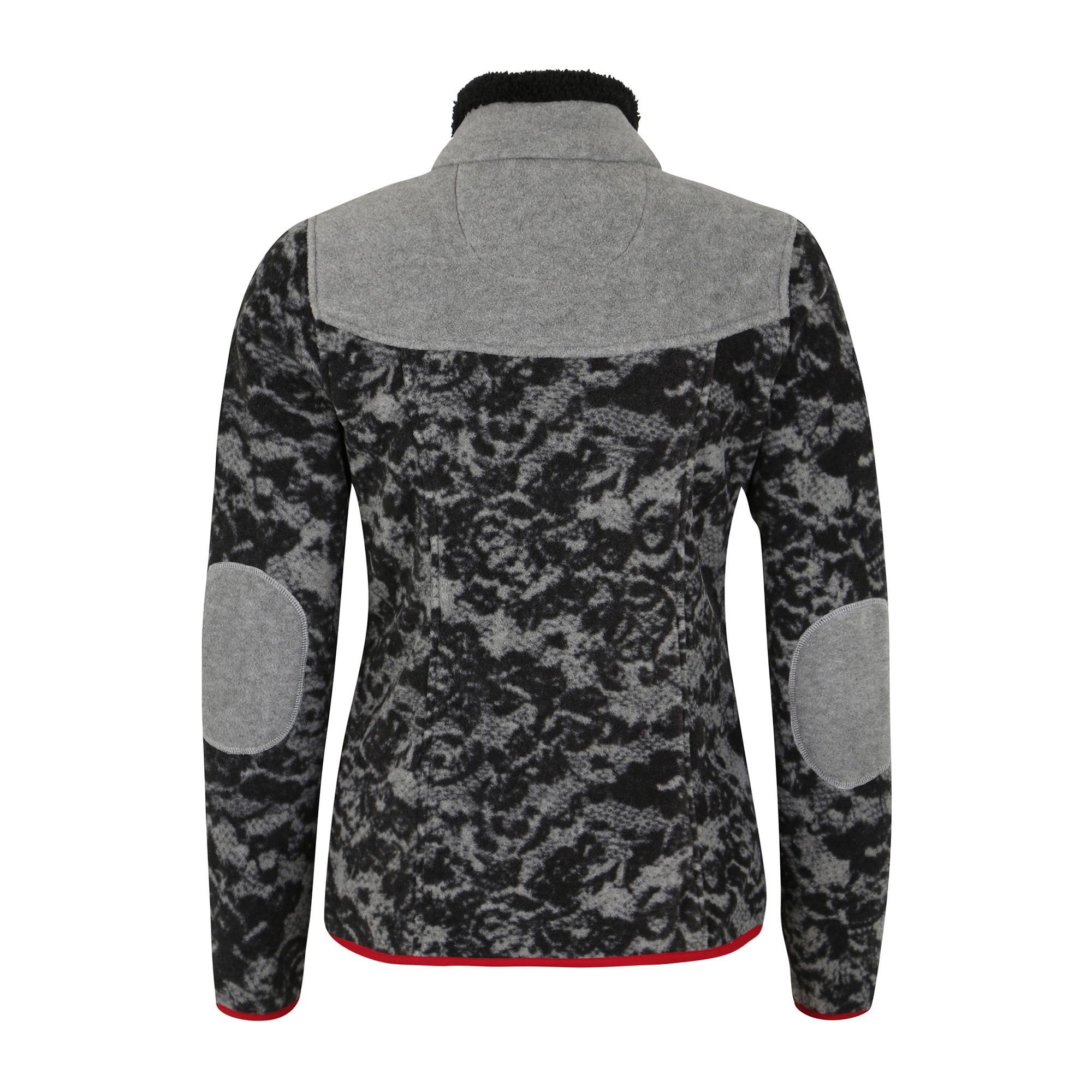 DEPROC Active Fleecejacke WEDGWOOD WOMEN weiche Fleecejacke in traditioneller Optik