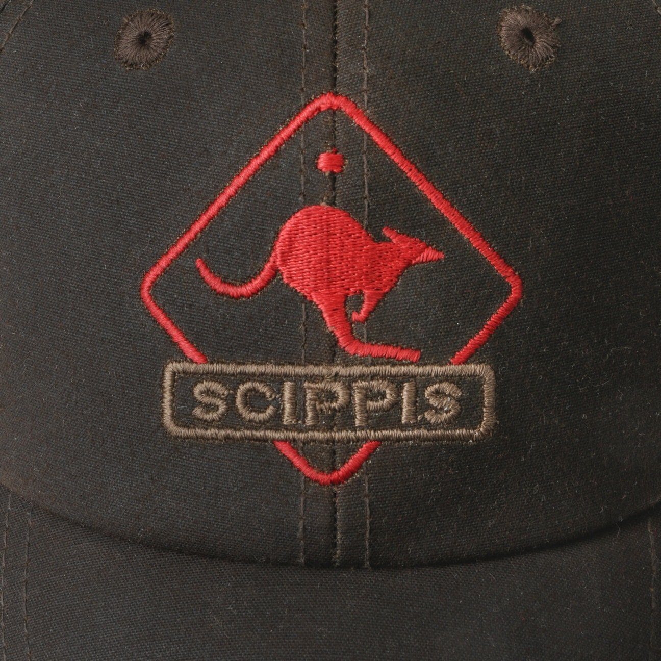 Schirm mit braun (1-St) Scippis Baseball Basecap Cap