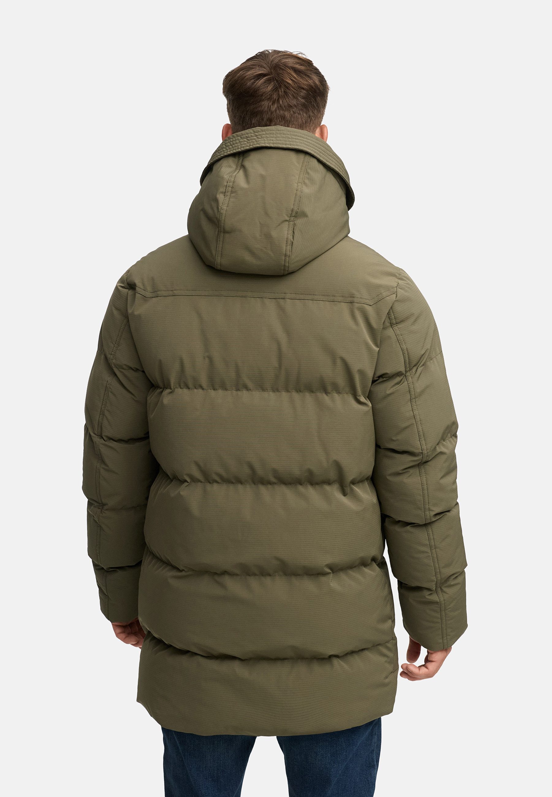 Indicode Winterjacke Herren INBoulton Jacke Winter Herrenjacke mit Kapuze und Taschen