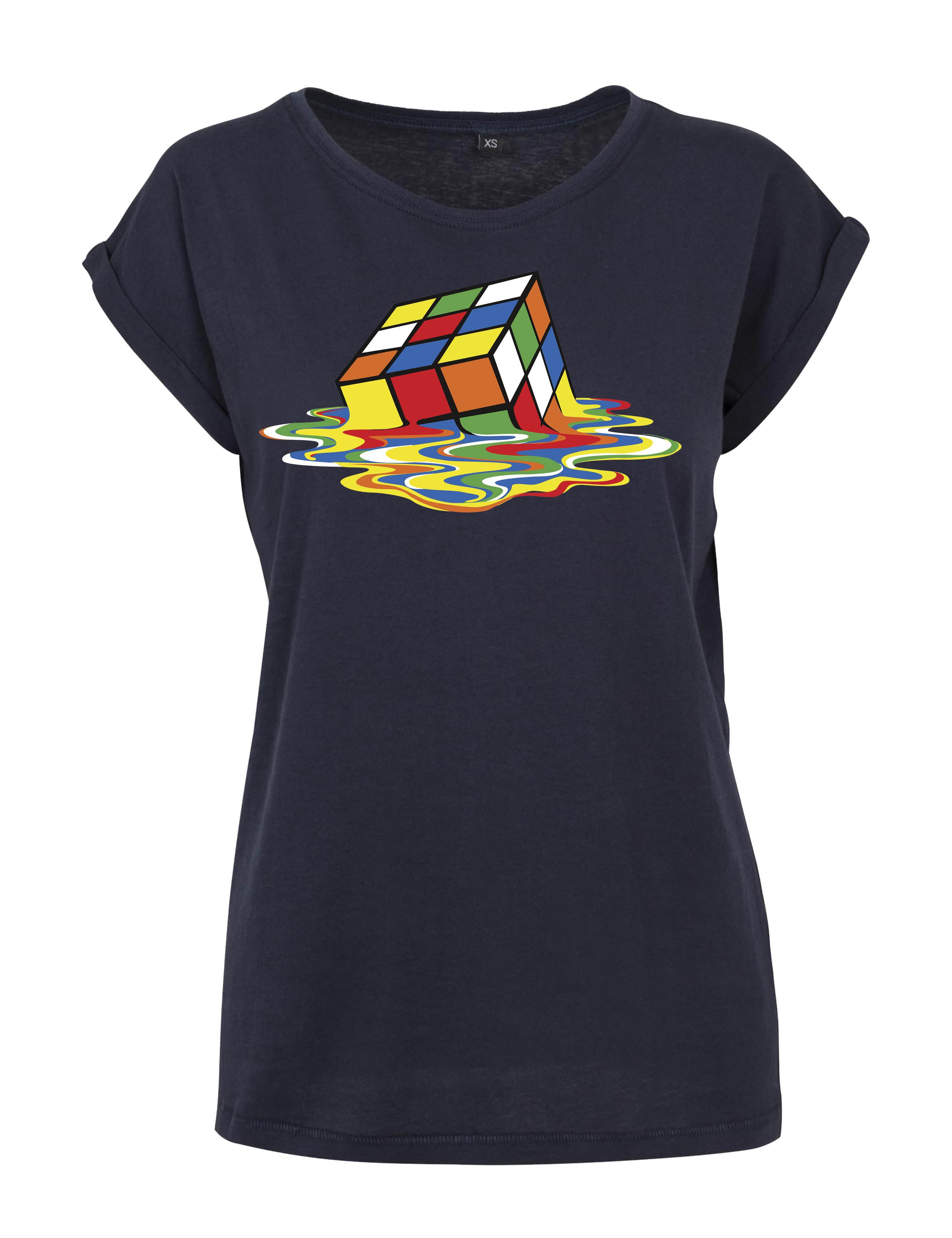 Youth Designz Print-Shirt Zauberwürfel Cube Damen T-Shirt als Statement Ges günstig online kaufen