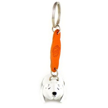 Monkimau Schlüsselanhänger Eisbär Schlüsselanhänger Leder Tier Figur (Packung)