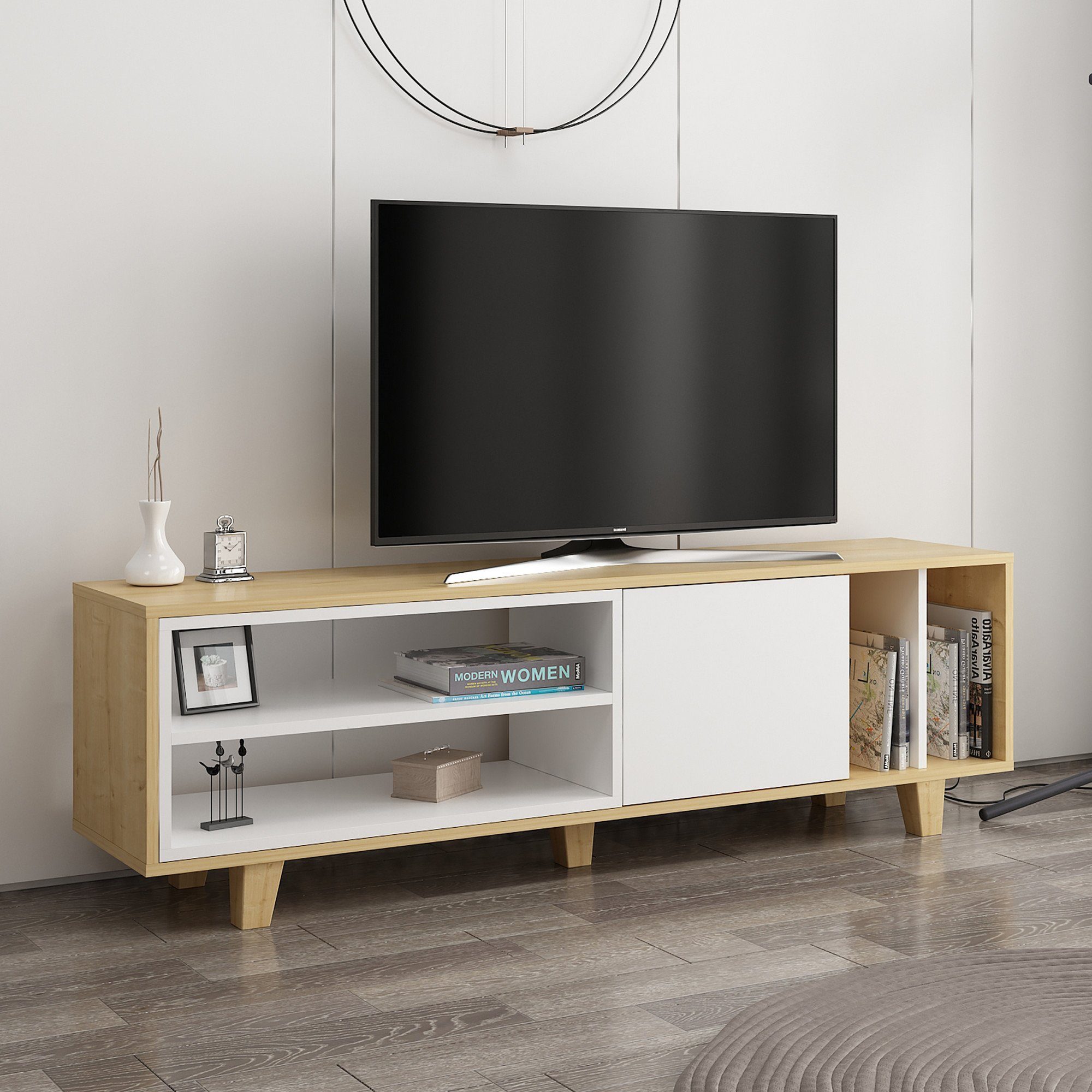 Skye Decor TV-Schrank Schränke, 48,6x160x35 cm, 100% Melaminbeschichtete Partikelplatte