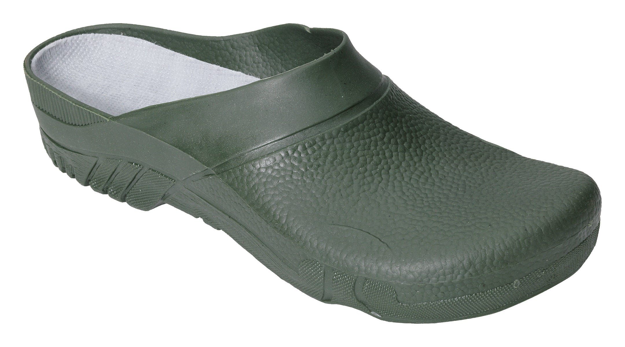 Feldtmann Clog Gartenclog PVC Größe 43 / 44 oliv