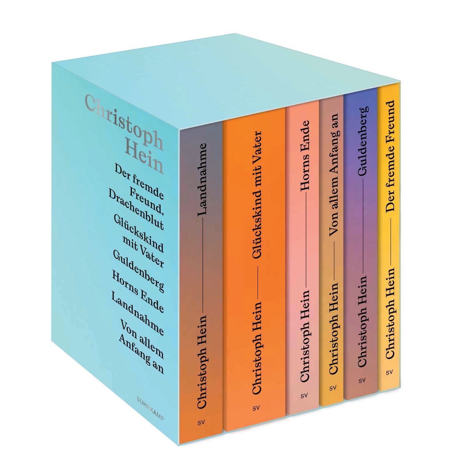Christoph Hein Jubiläumsedition / Christoph Hein, 6 Bände in Kassette, Limitierte Ausgabe