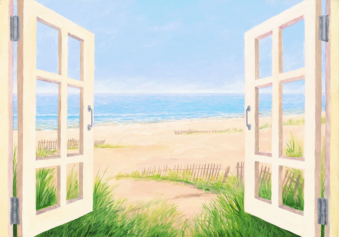 Home affaire Leinwandbild »S., A.: Spring day morning«, 100/70 cm-HomeTrends
