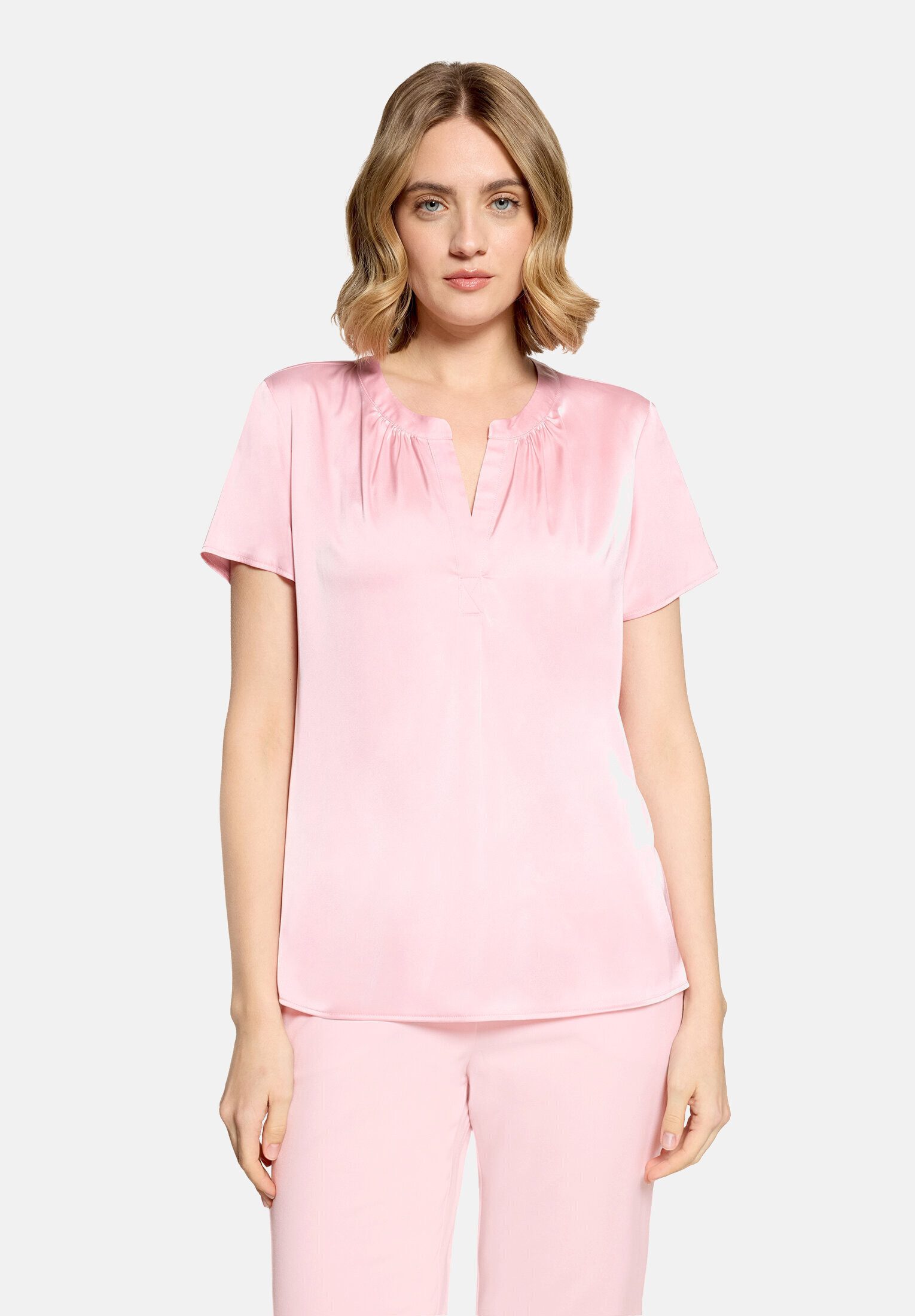 Betty Barclay Satinbluse Damen kurzarm