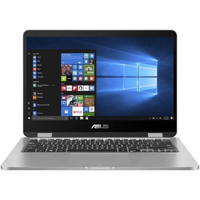Asus VivoBook Flip 14 (TP401MA EC432TS) 128 Gb eMMC 4 GB Notebook light grey Convertible Notebook  - Onlineshop OTTO