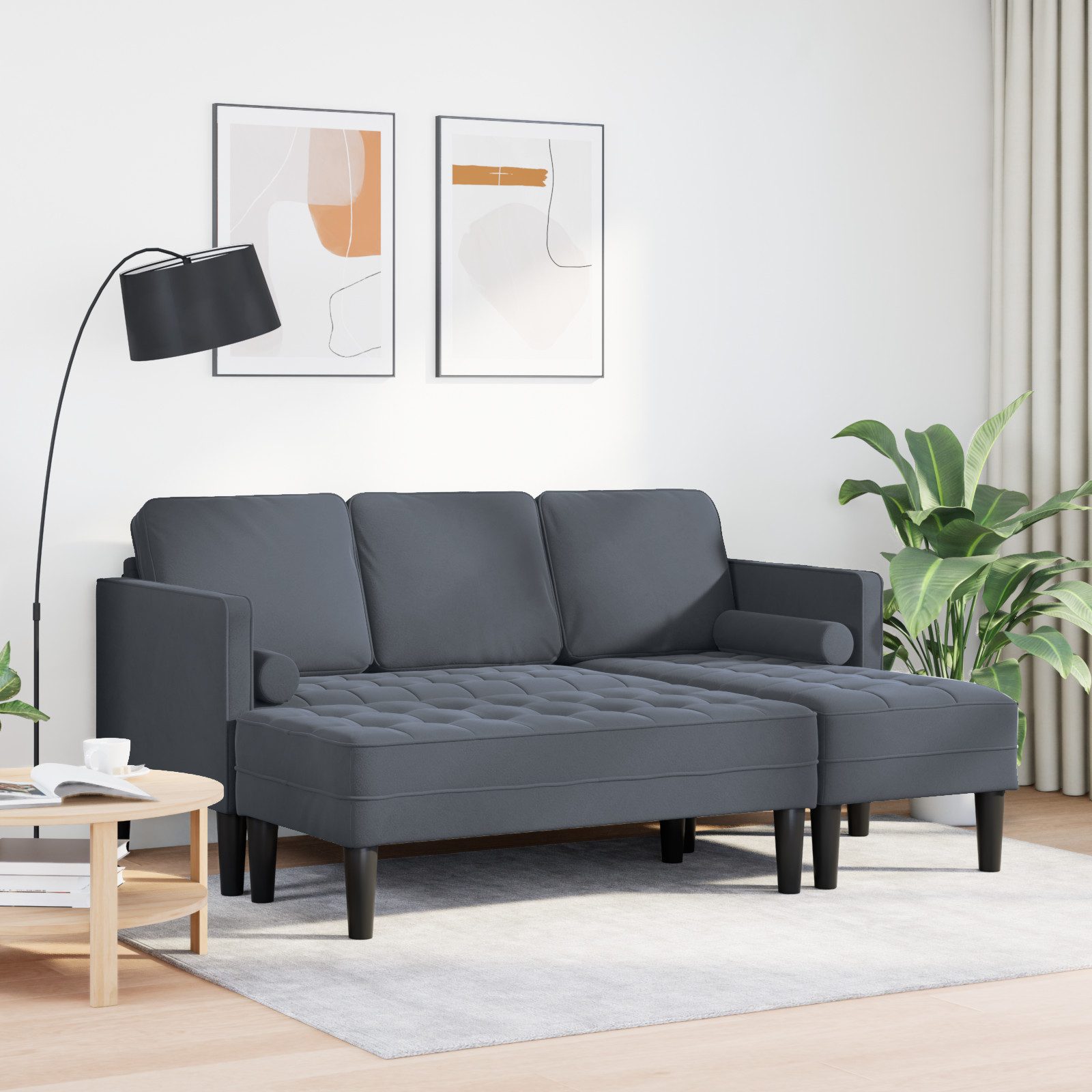 vidaXL Sofa Garten Sofa mit Bank günstig online kaufen